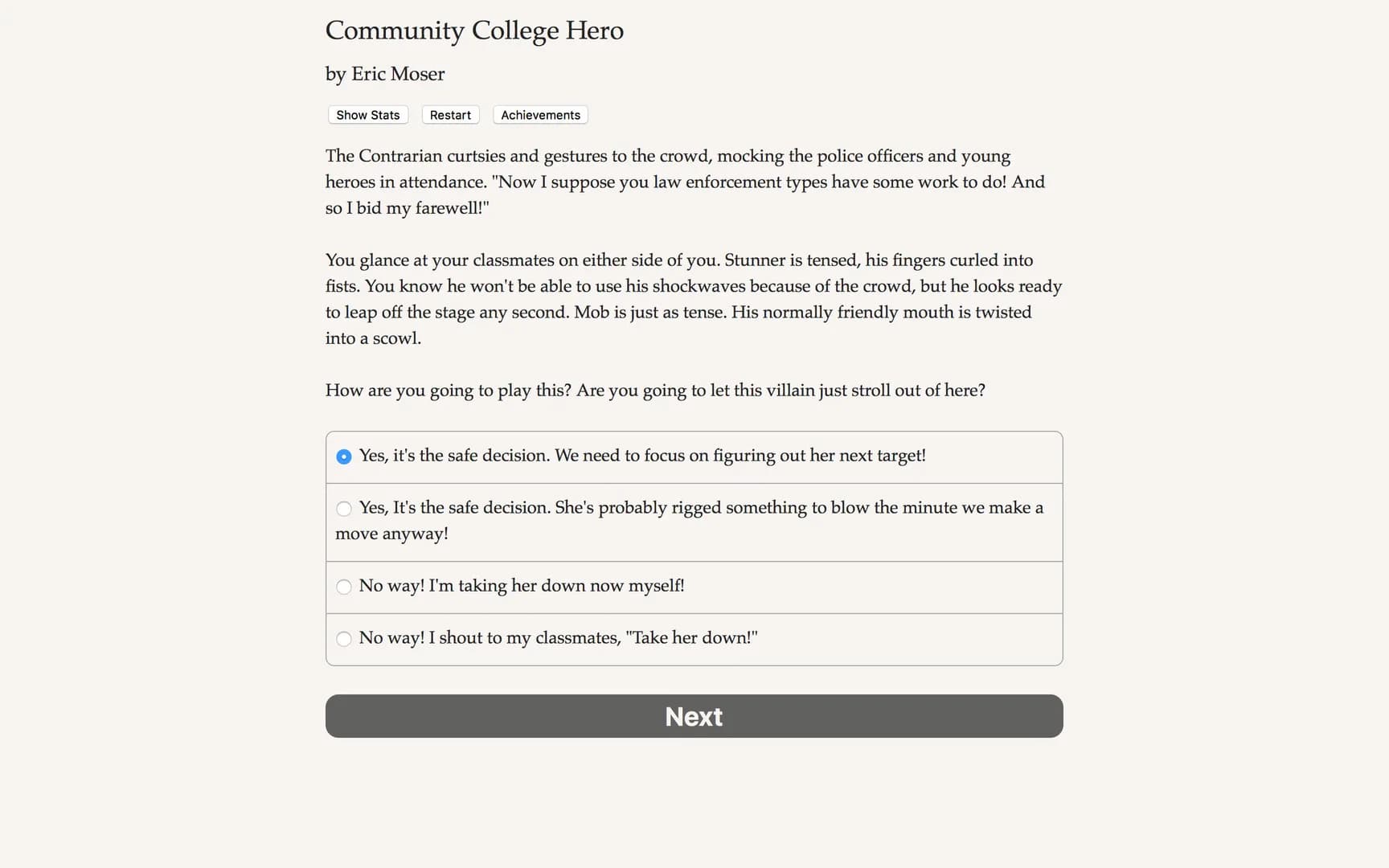 Community College Hero: Trial by Fire görsel 6