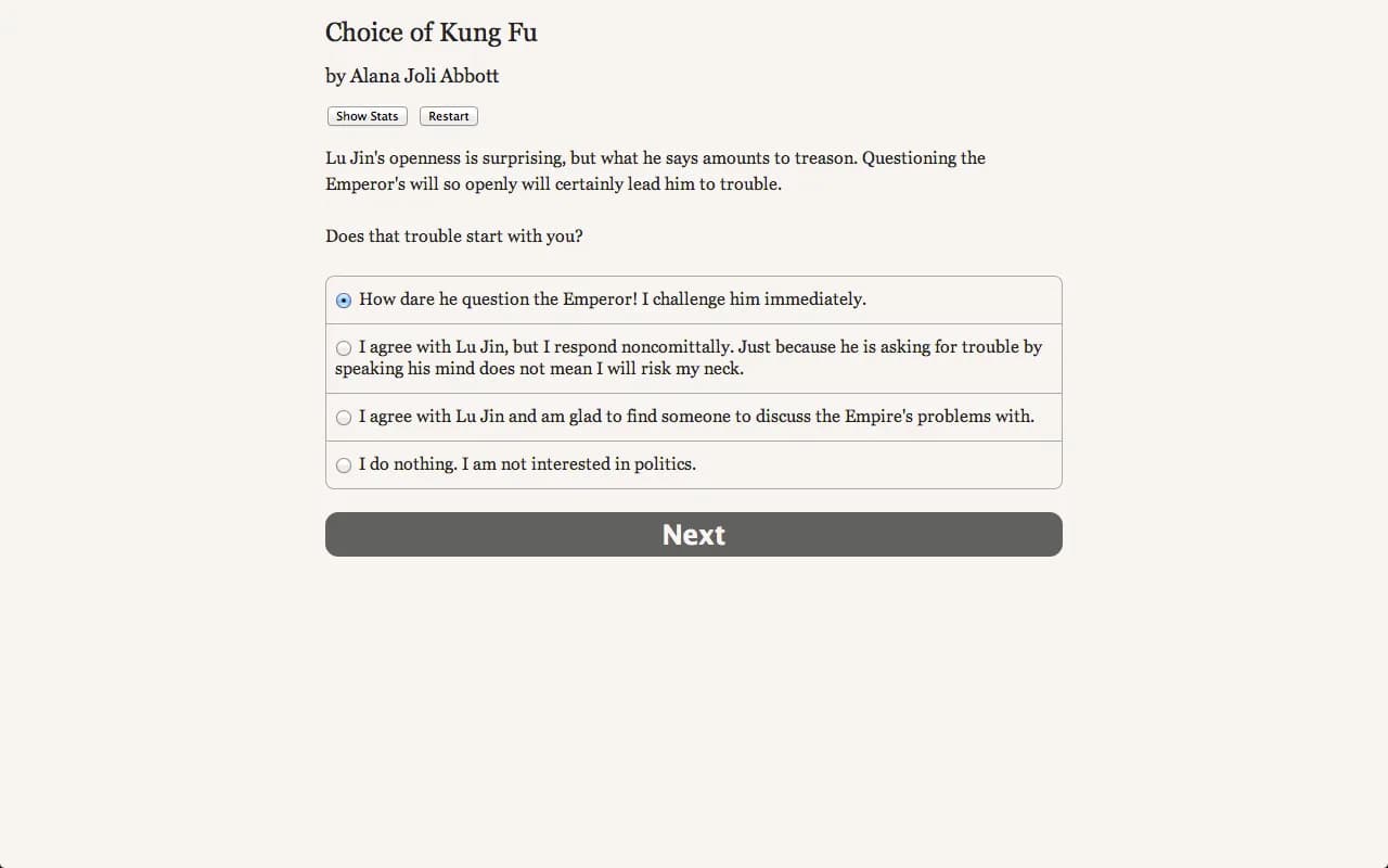 Choice of Kung Fu görsel 2