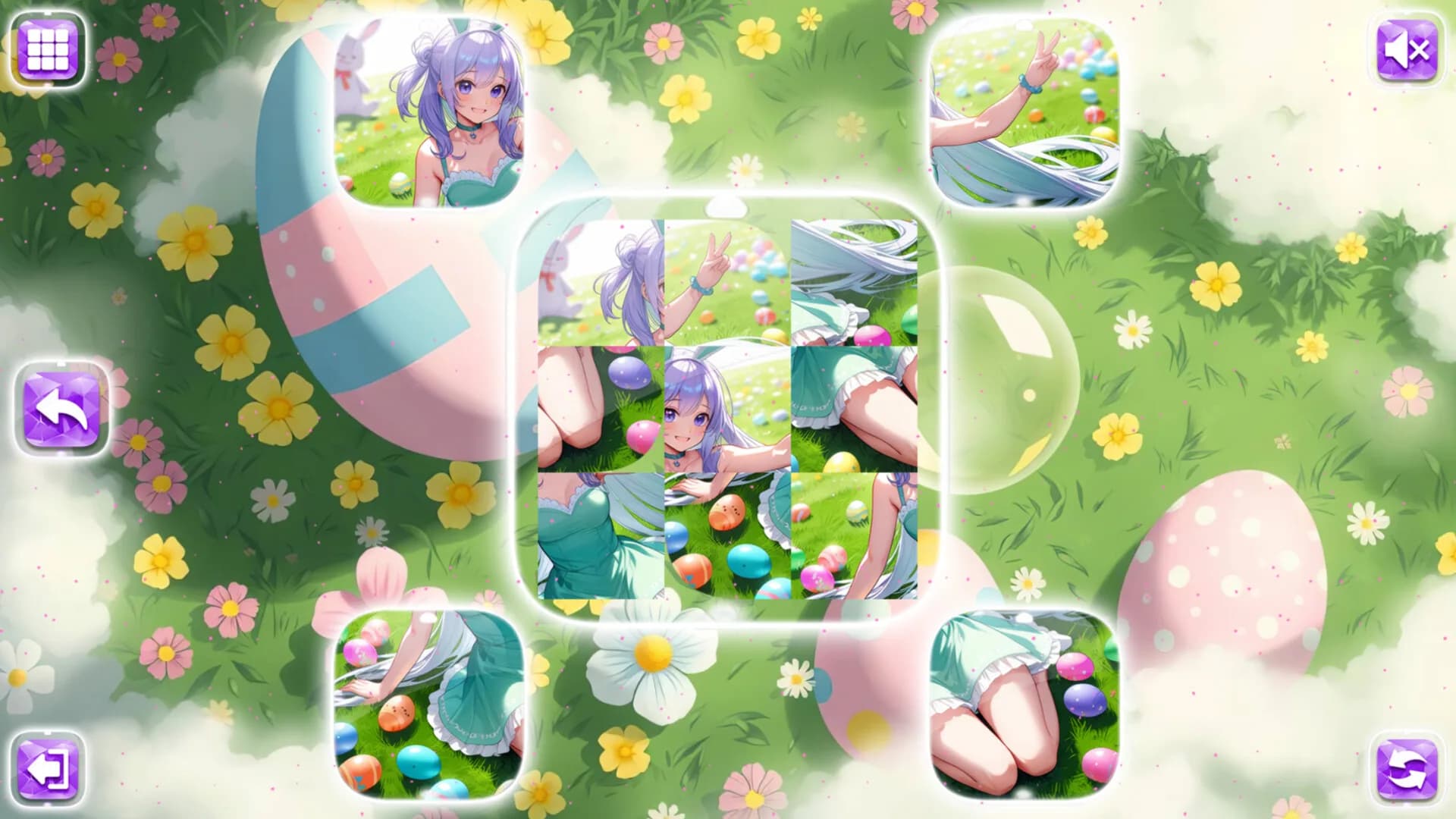 Lovely Anime Puzzle: Easter görsel 2