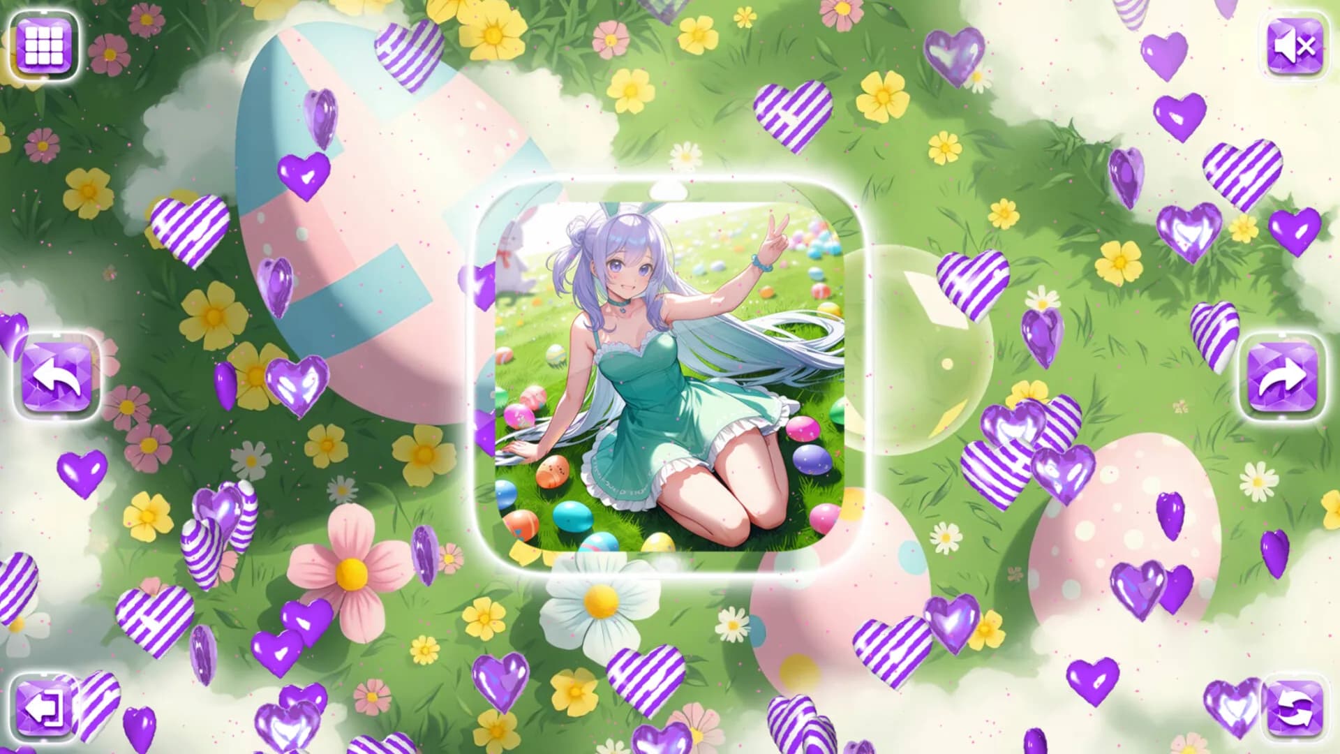 Lovely Anime Puzzle: Easter görsel 3