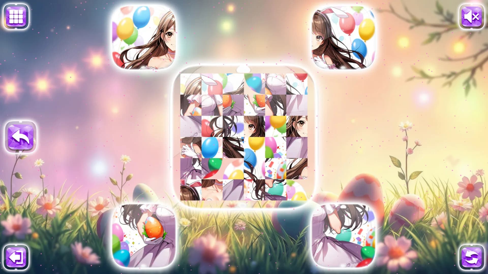Lovely Anime Puzzle: Easter görsel 8