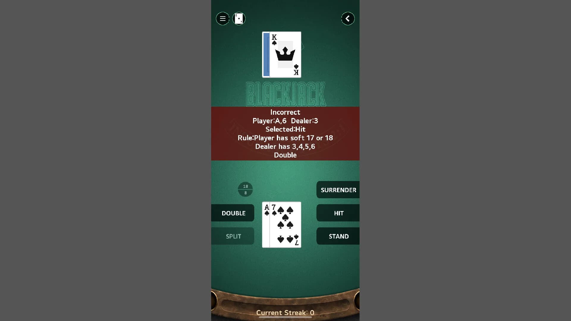 Steve's Blackjack Trainer Pro görsel 2