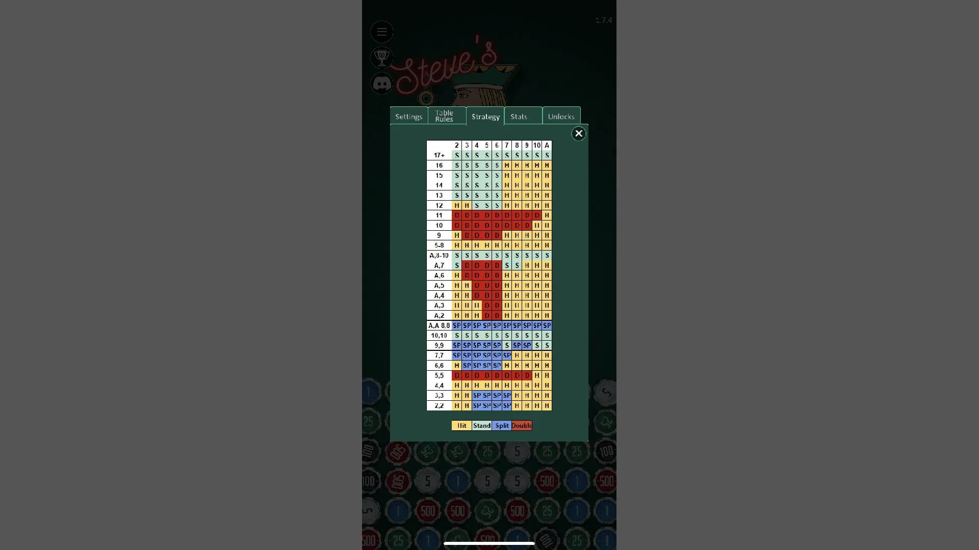 Steve's Blackjack Trainer Pro görsel 5