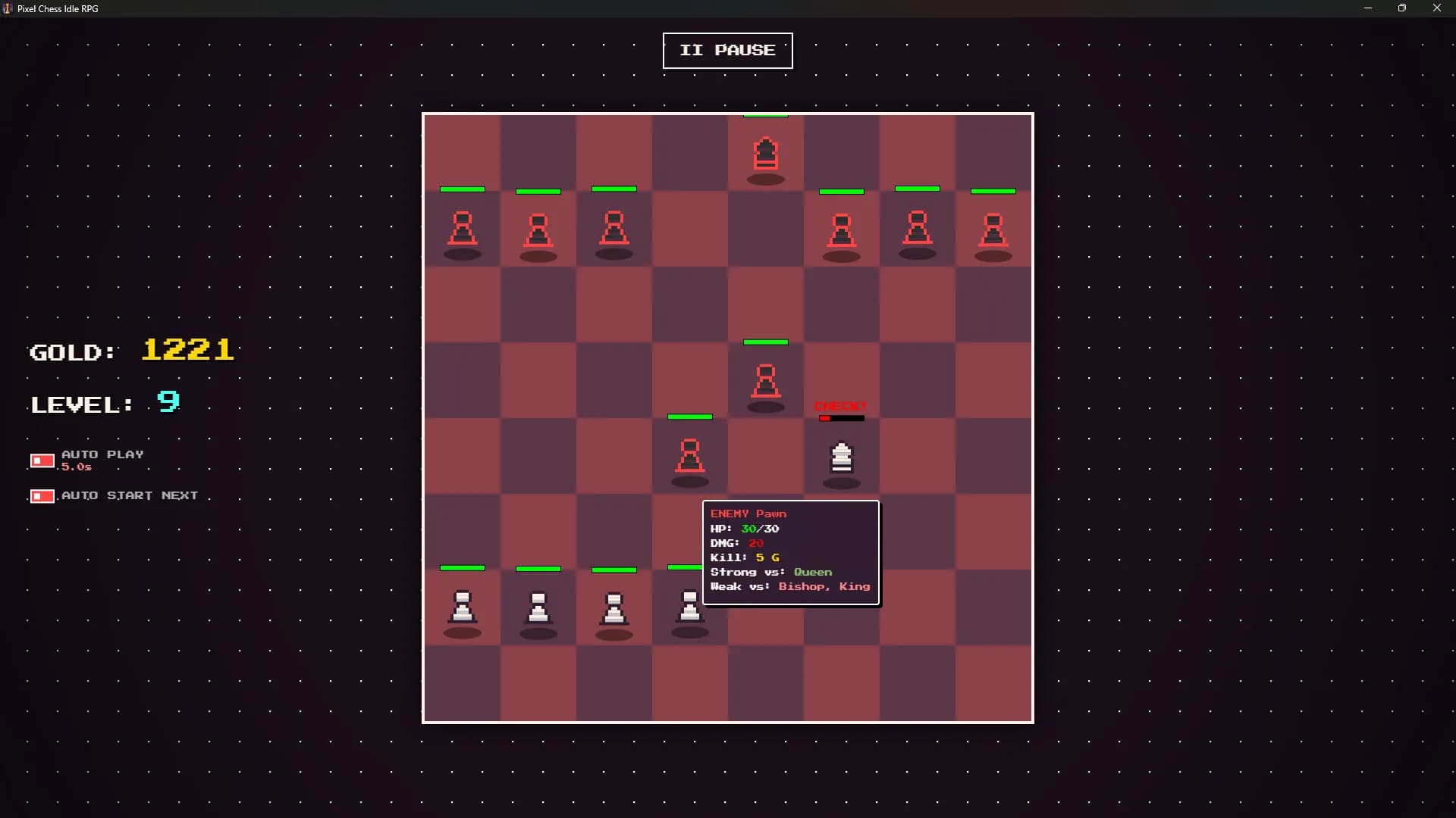 Pixel Chess Idle RPG görsel 5