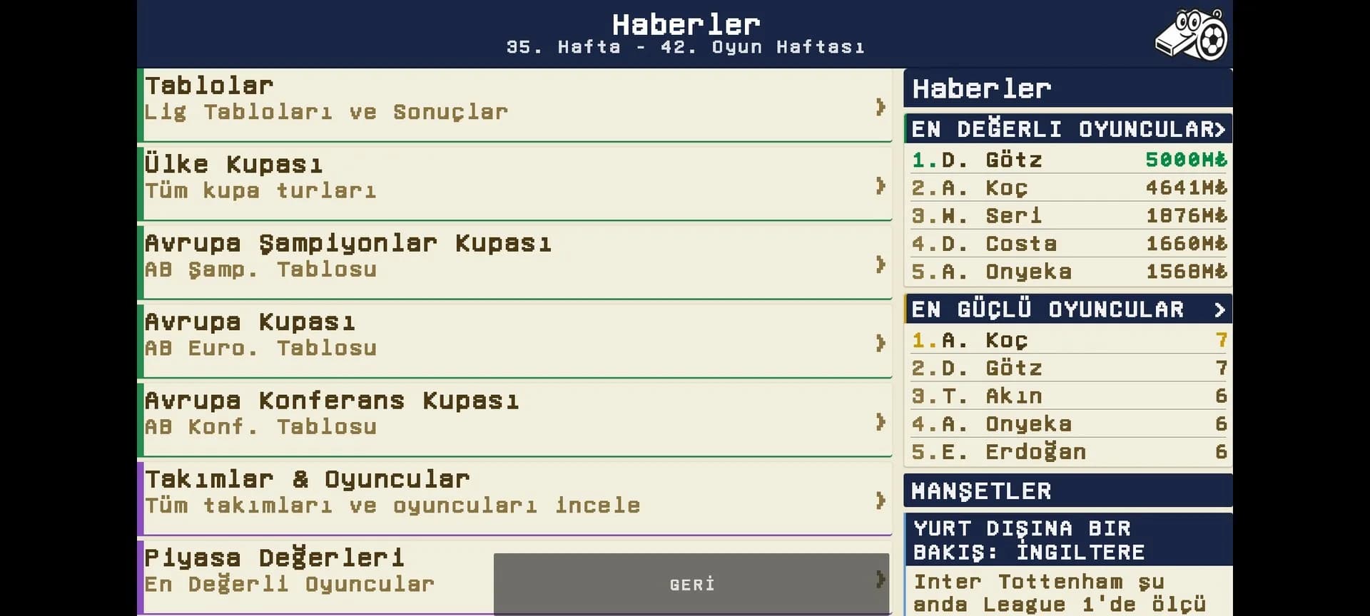 Düdük1 - Retro Futbol Menajeri görsel 6