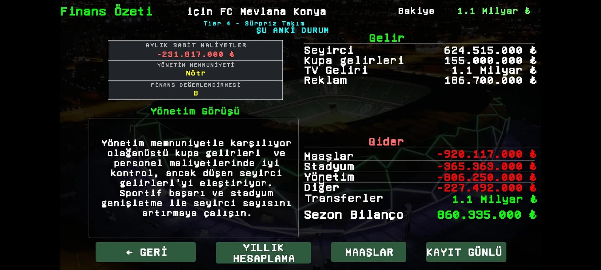 Düdük1 - Retro Futbol Menajeri görsel 7