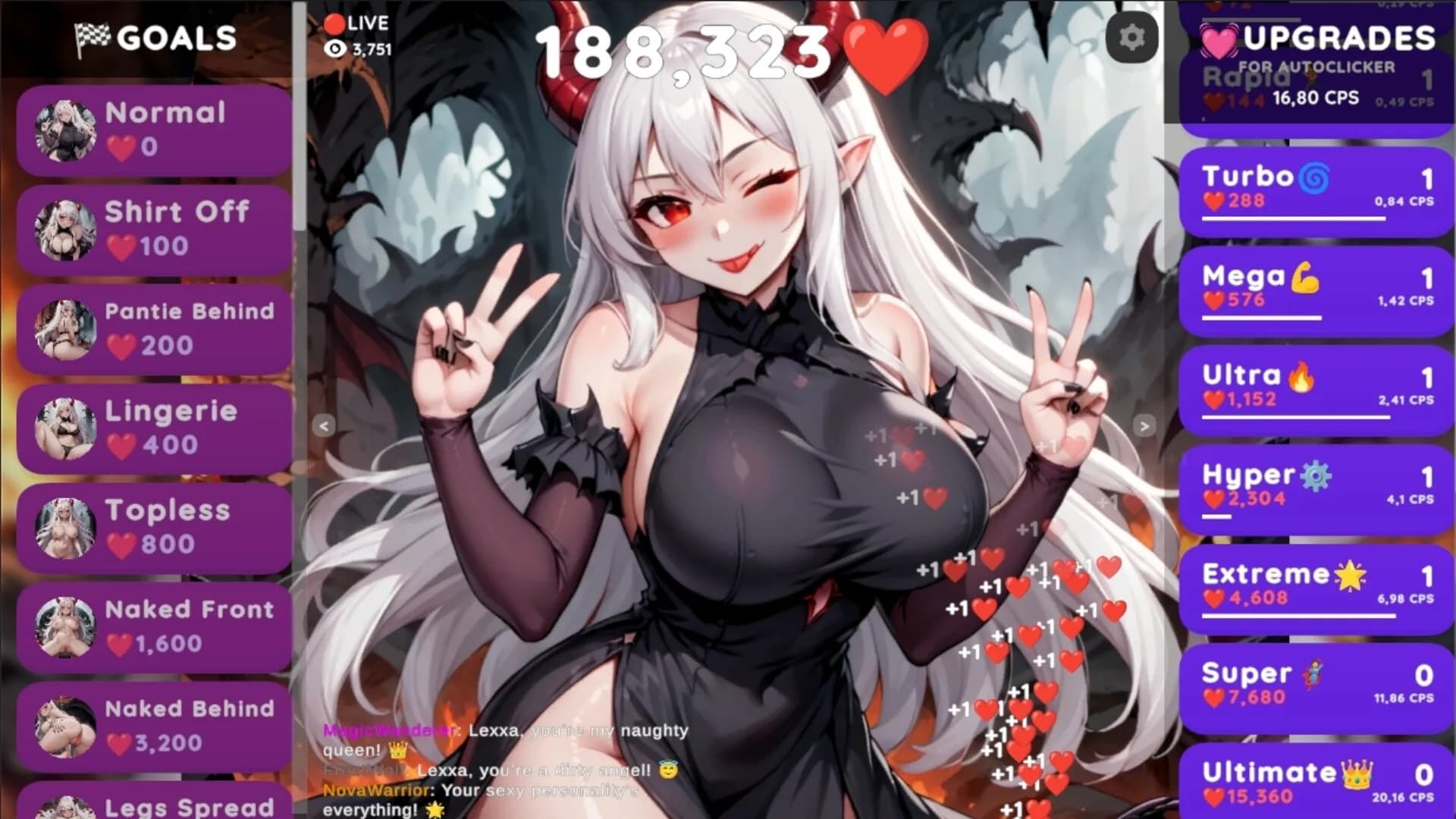 Hentai Clicker: Lexxa is streaming görsel 6
