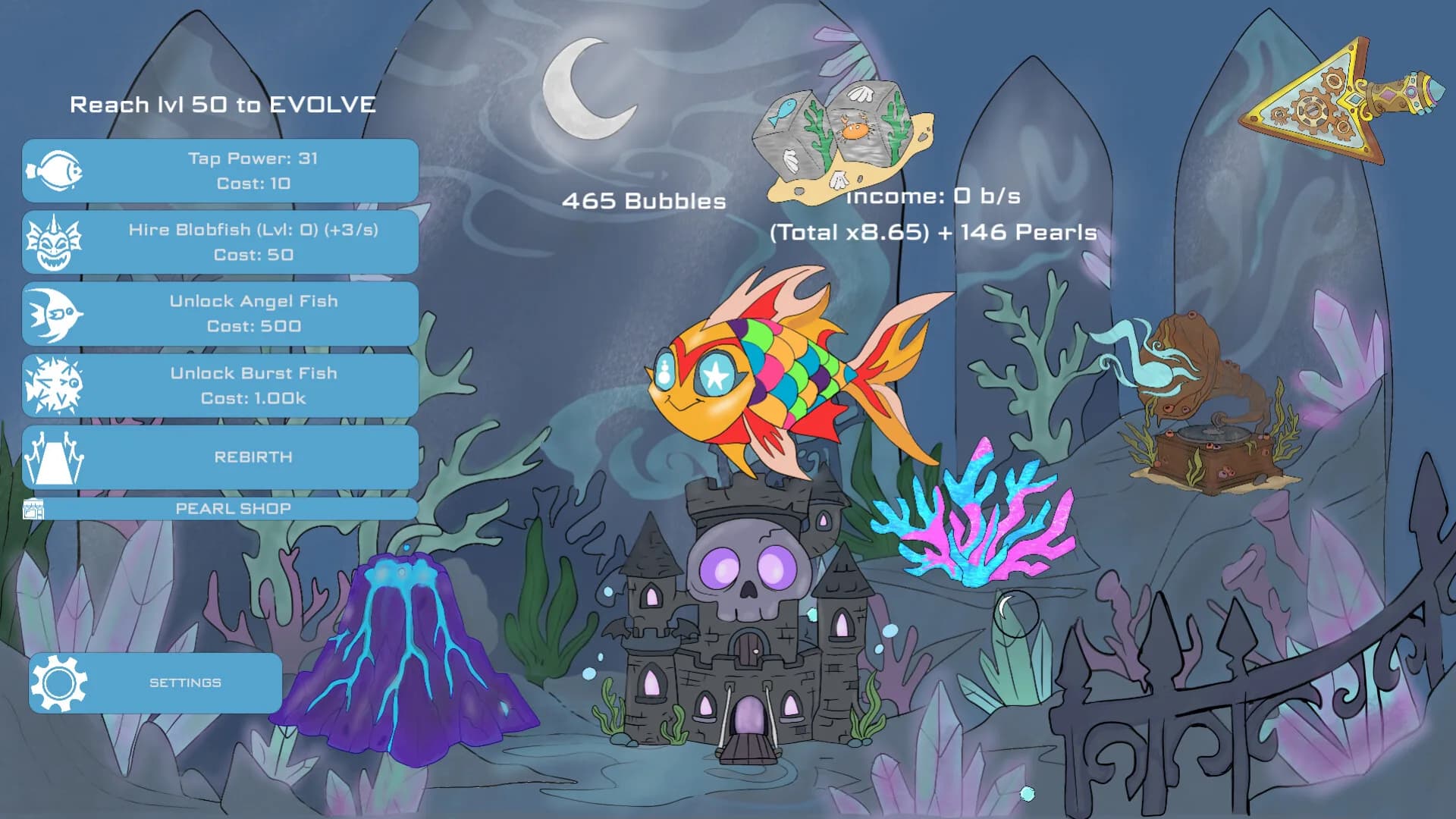 Midnight Aquarium: Idle Clicker görsel 2