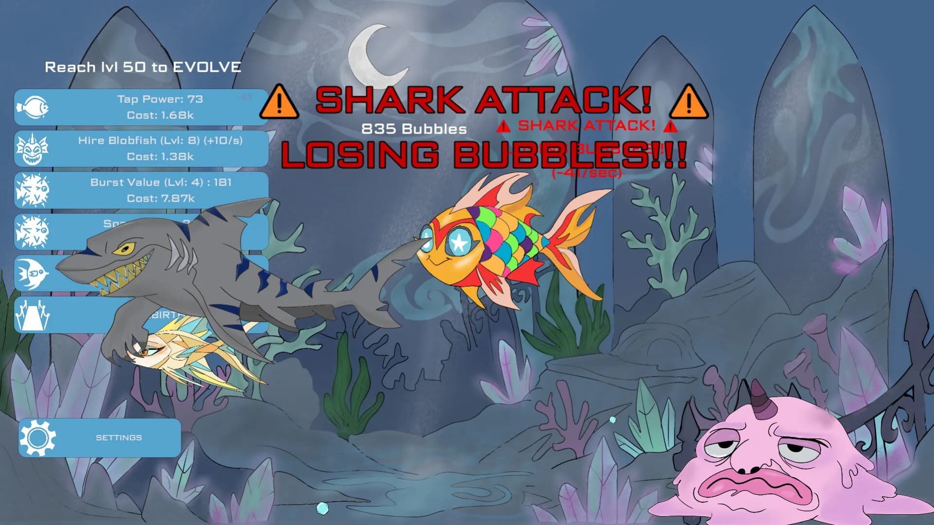 Midnight Aquarium: Idle Clicker görsel 3