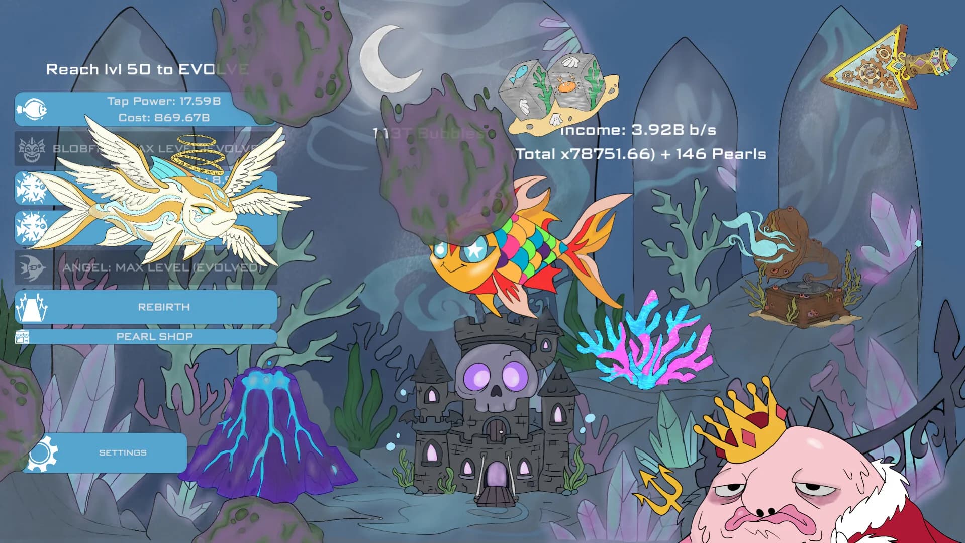 Midnight Aquarium: Idle Clicker görsel 5