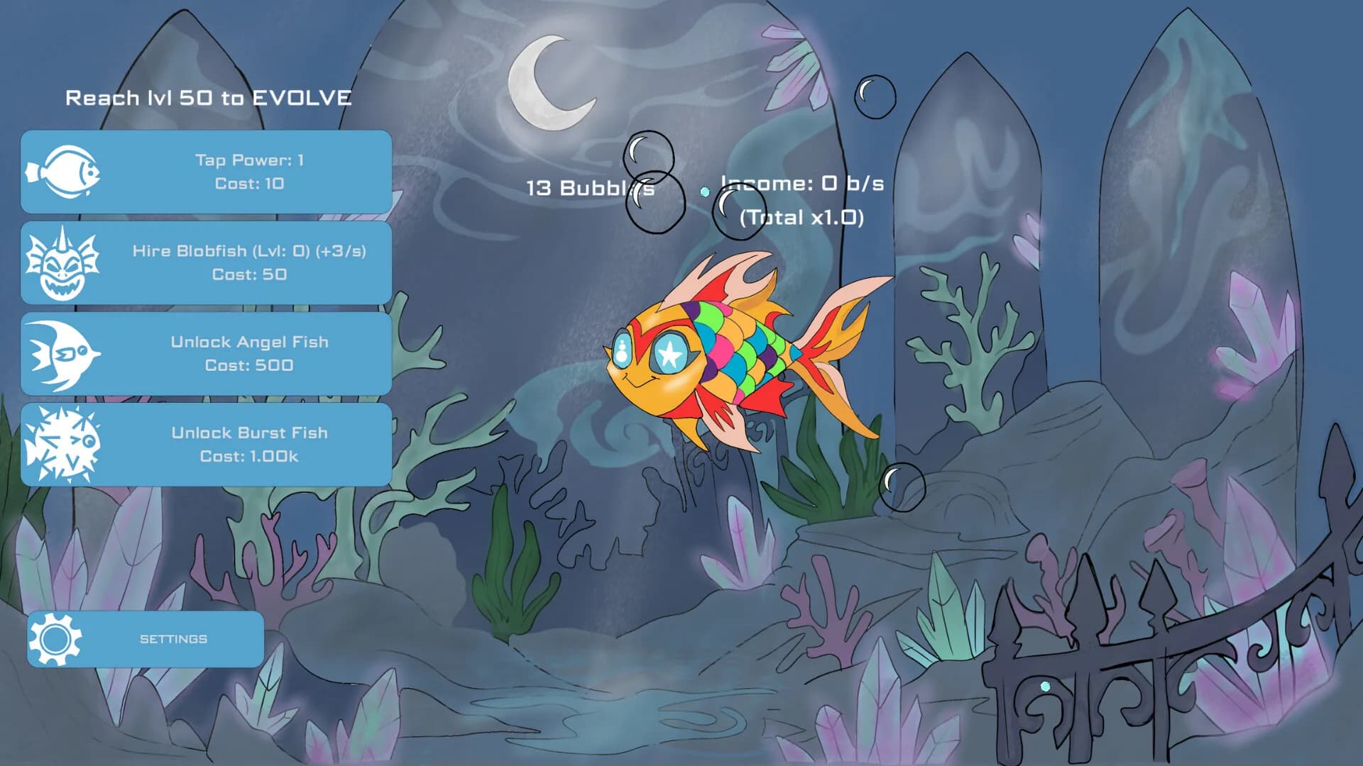 Midnight Aquarium: Idle Clicker görsel 6