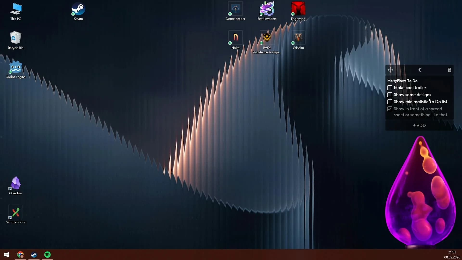 MeltyFlow: A Cozy Desktop Lava Lamp görsel 3