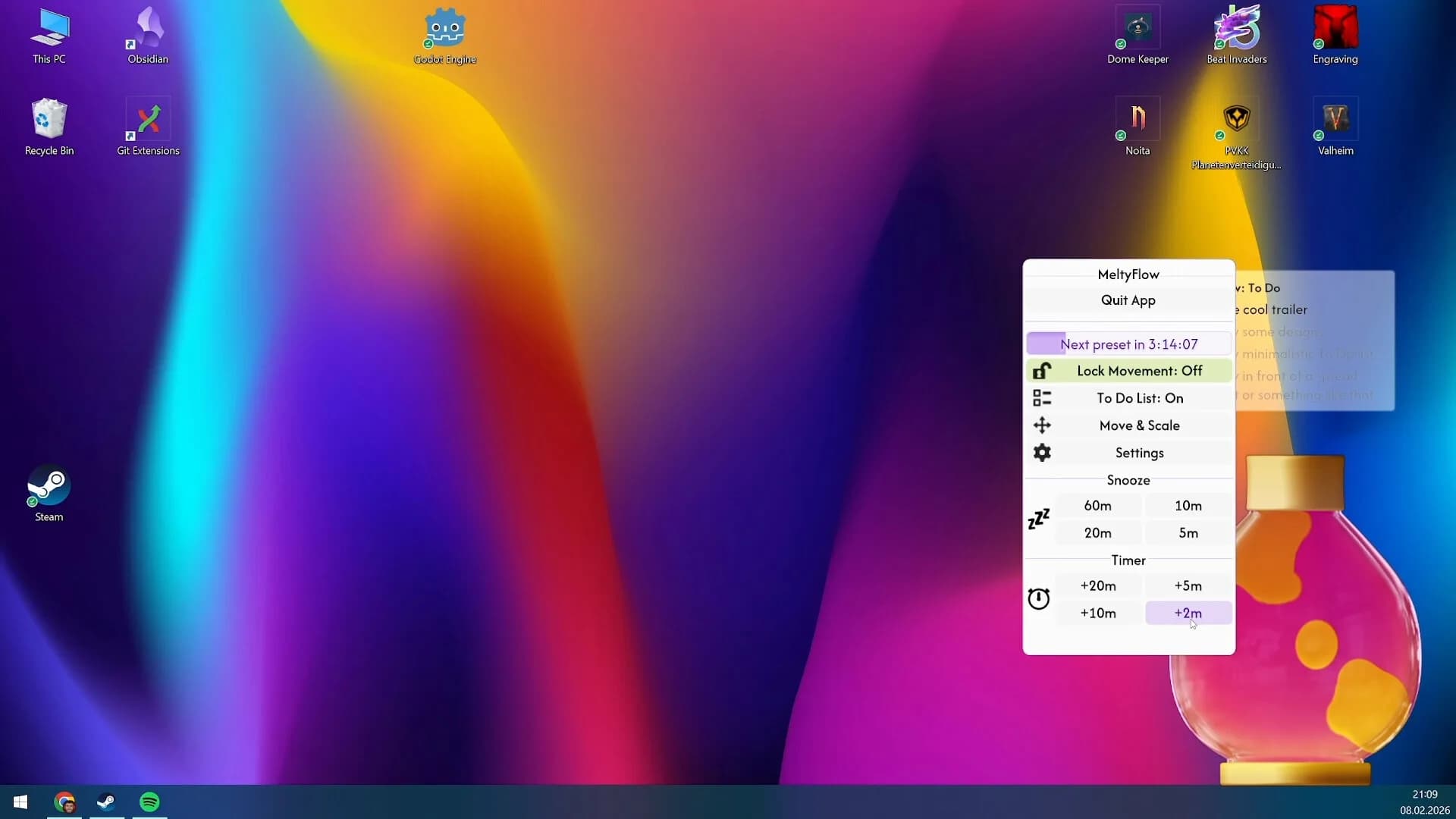 MeltyFlow: A Cozy Desktop Lava Lamp görsel 9