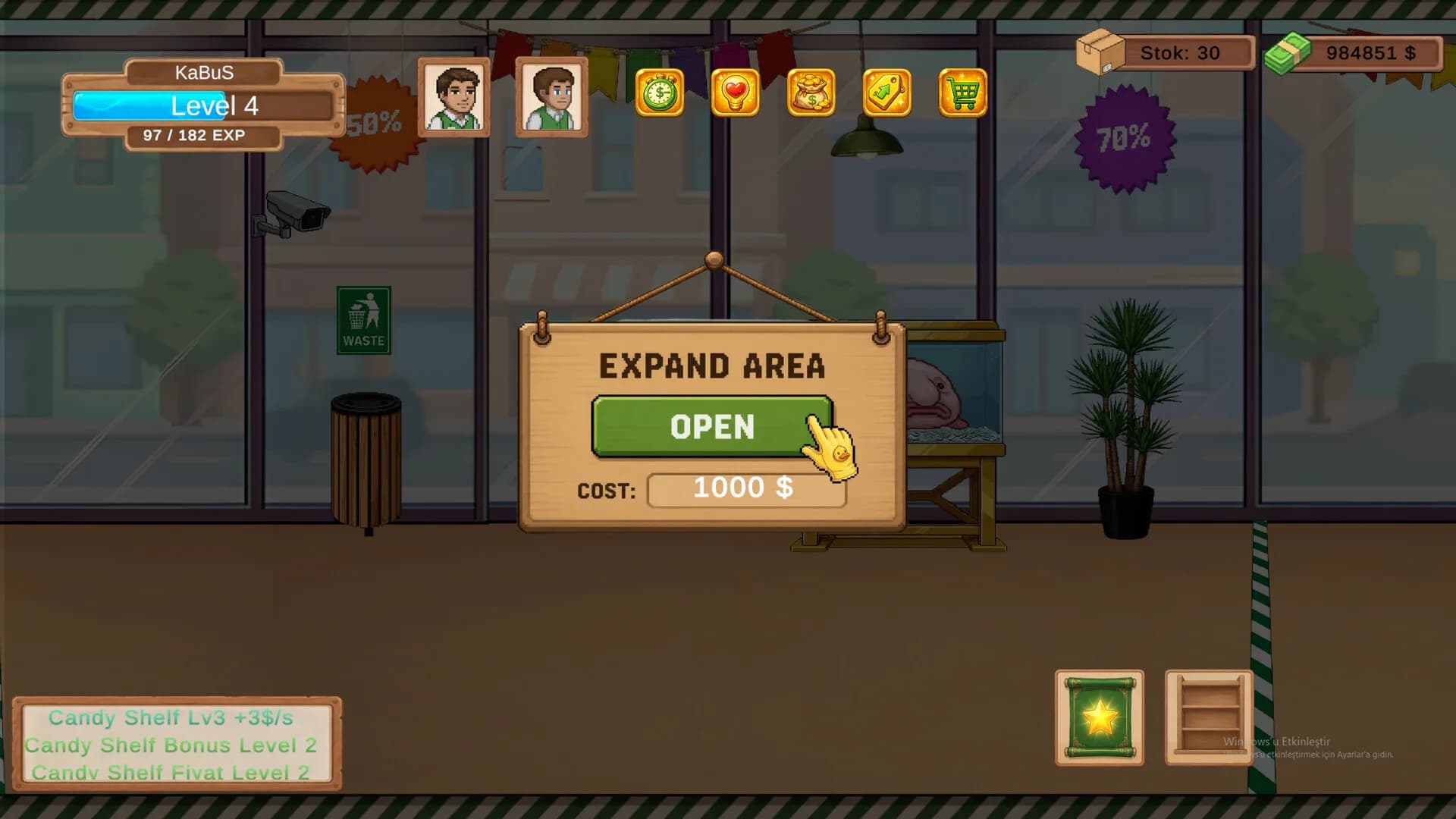 Supermarket Simulator: Idle Tycoon Clicker görsel 5