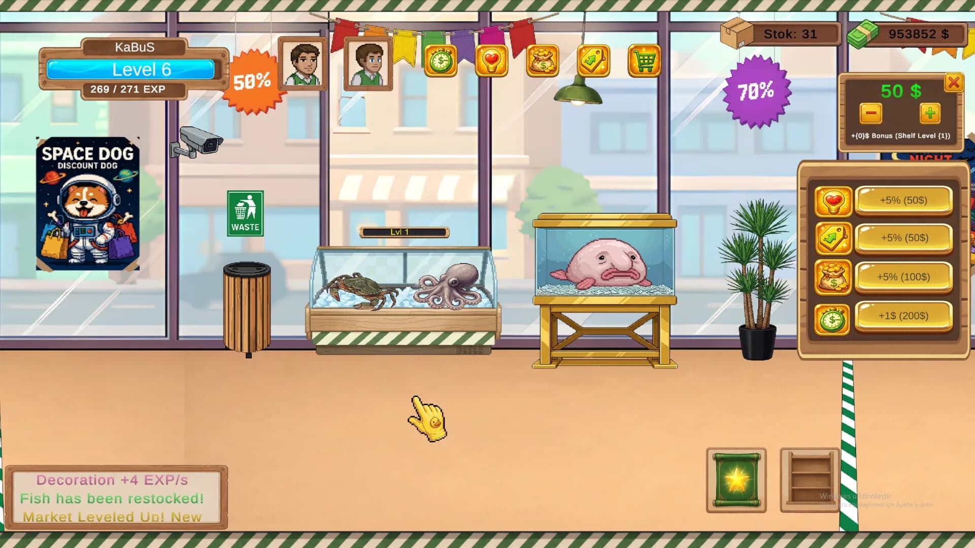 Supermarket Simulator: Idle Tycoon Clicker görsel 6