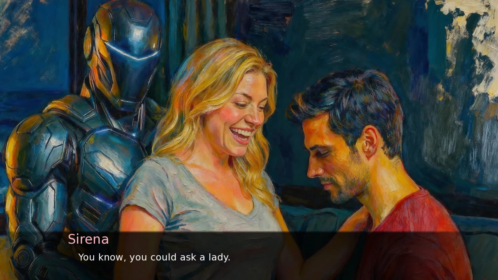 Guarded by the AI: Painted with Love görsel 2