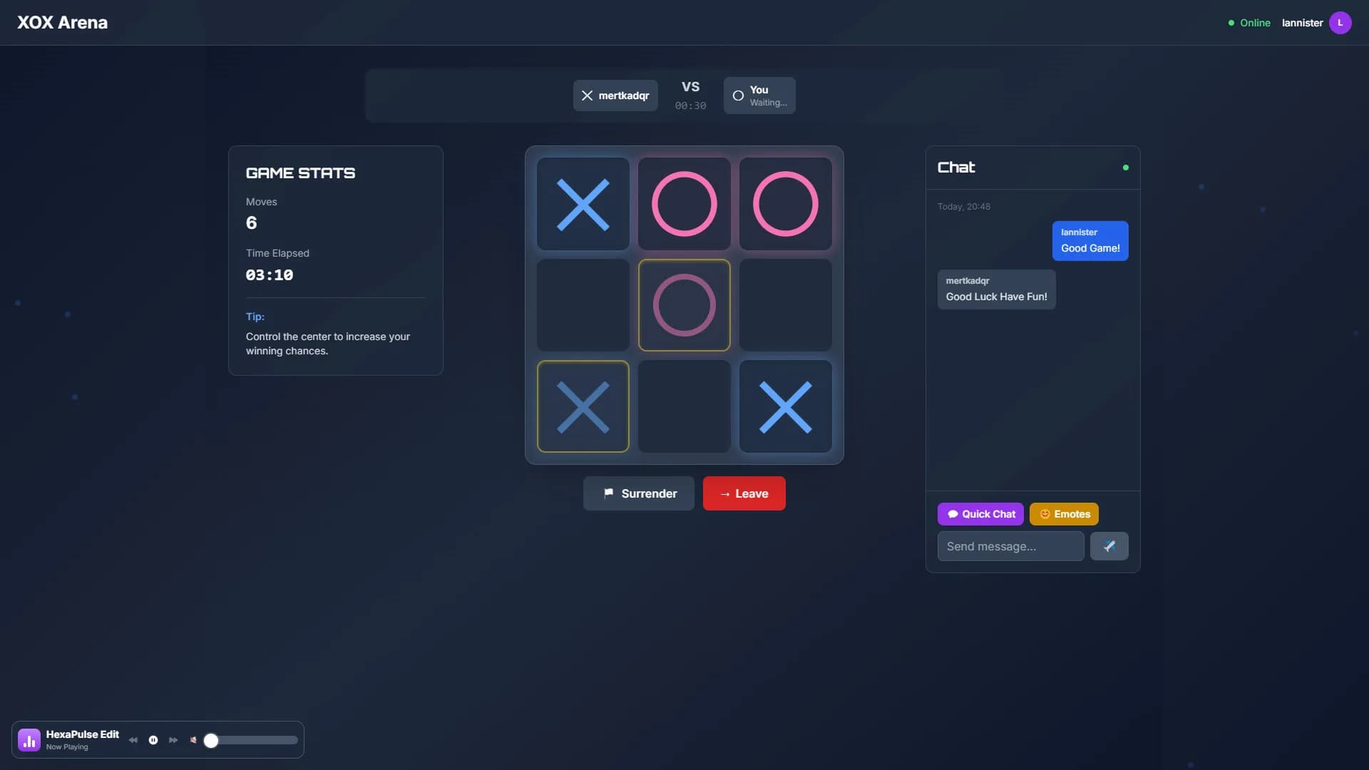 Competitive TicTacToe görsel 6
