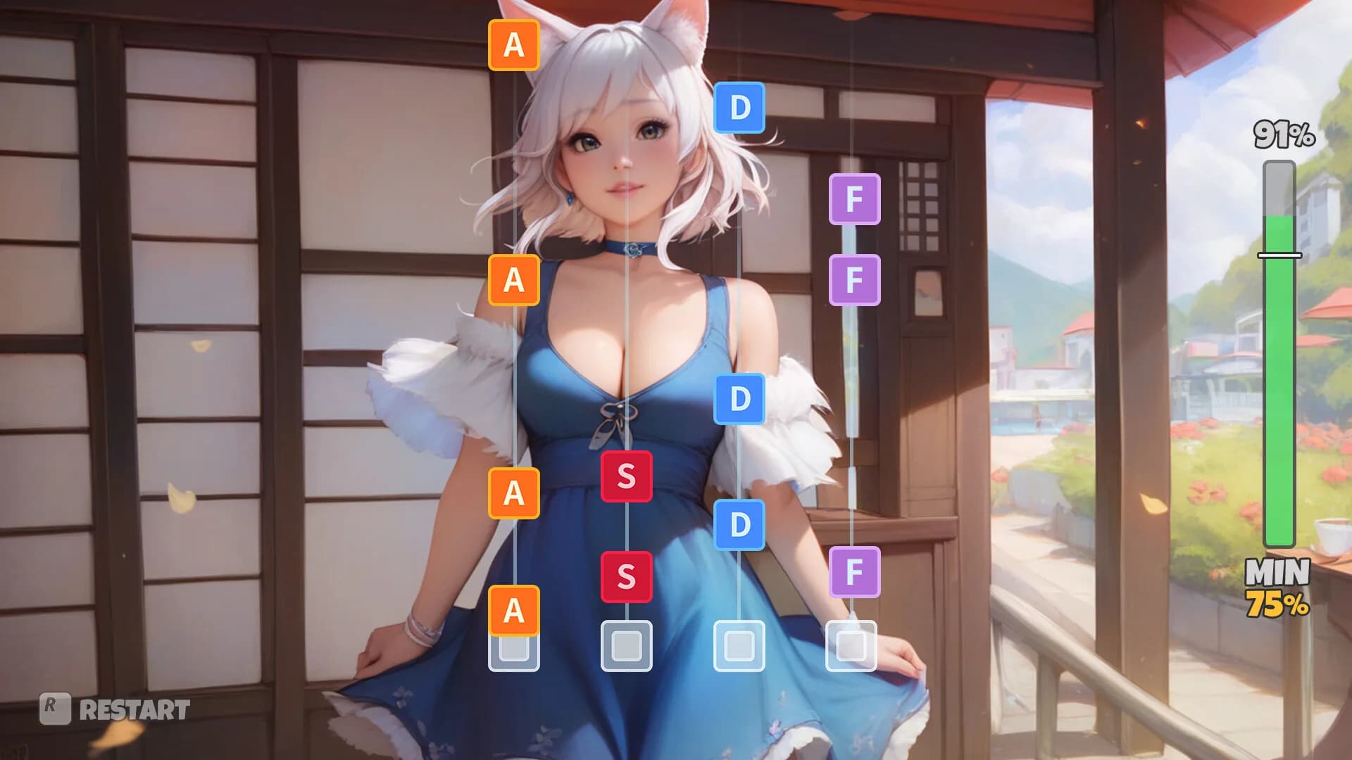 Catgirls Rhythm Game görsel 8