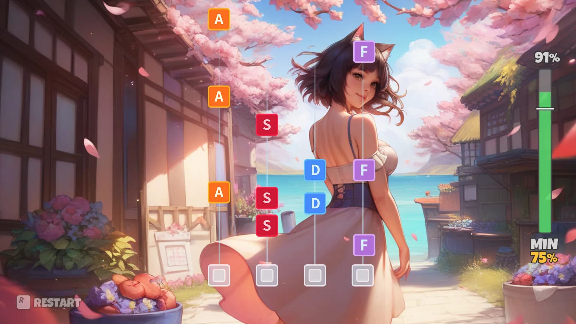Catgirls Rhythm Game görsel 10