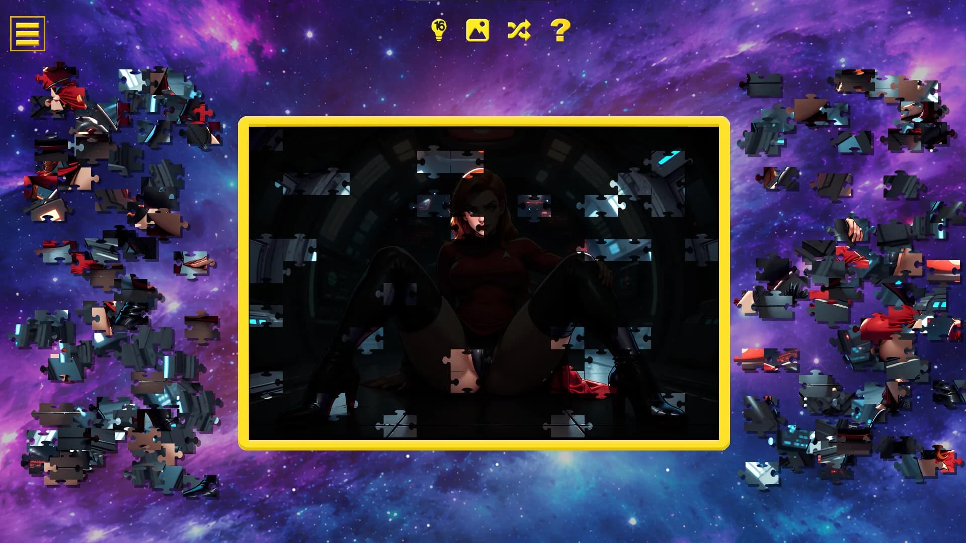 Star Voyagers – Hentai Jigsaw görsel 3