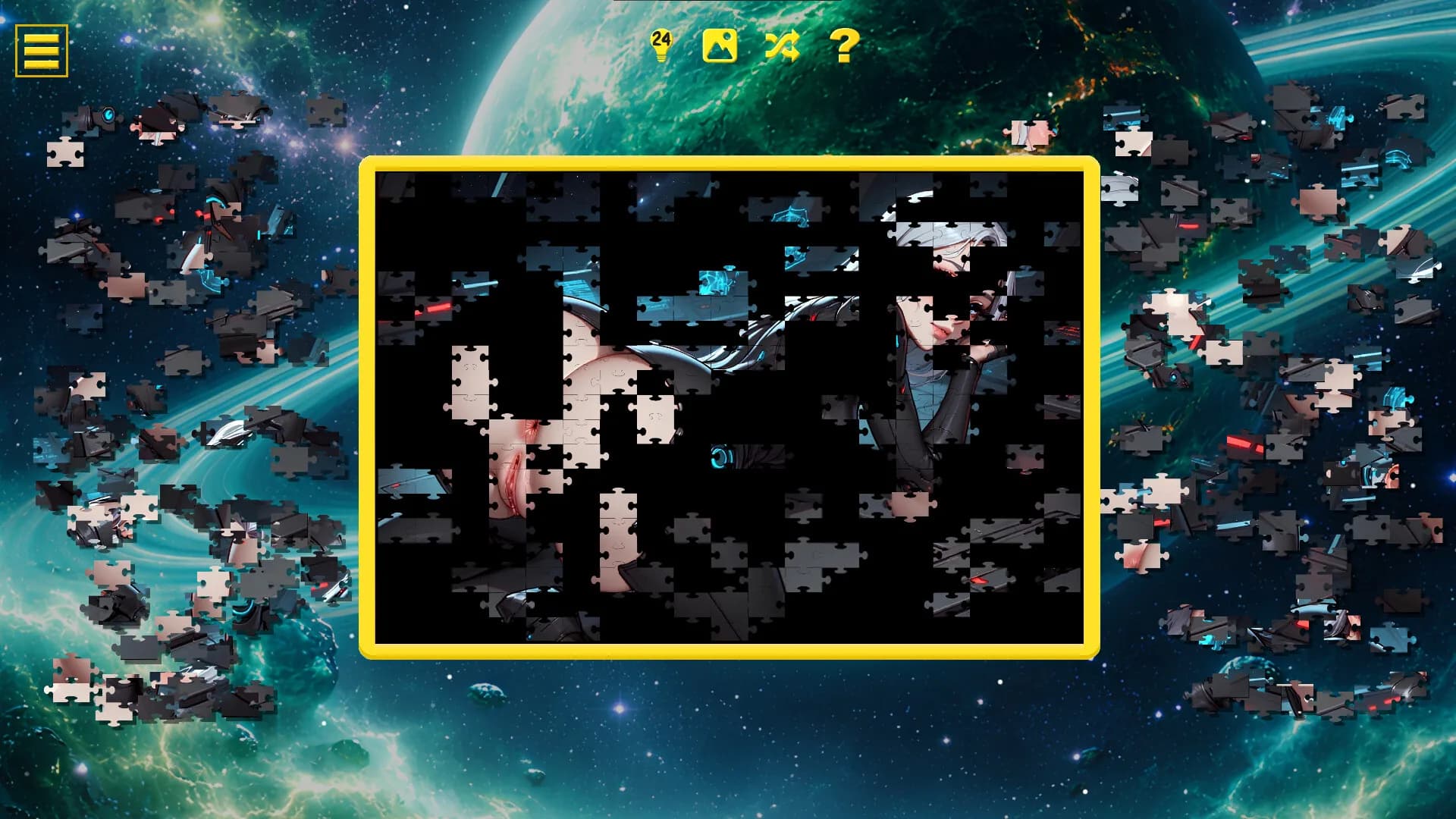 Star Voyagers – Hentai Jigsaw görsel 4
