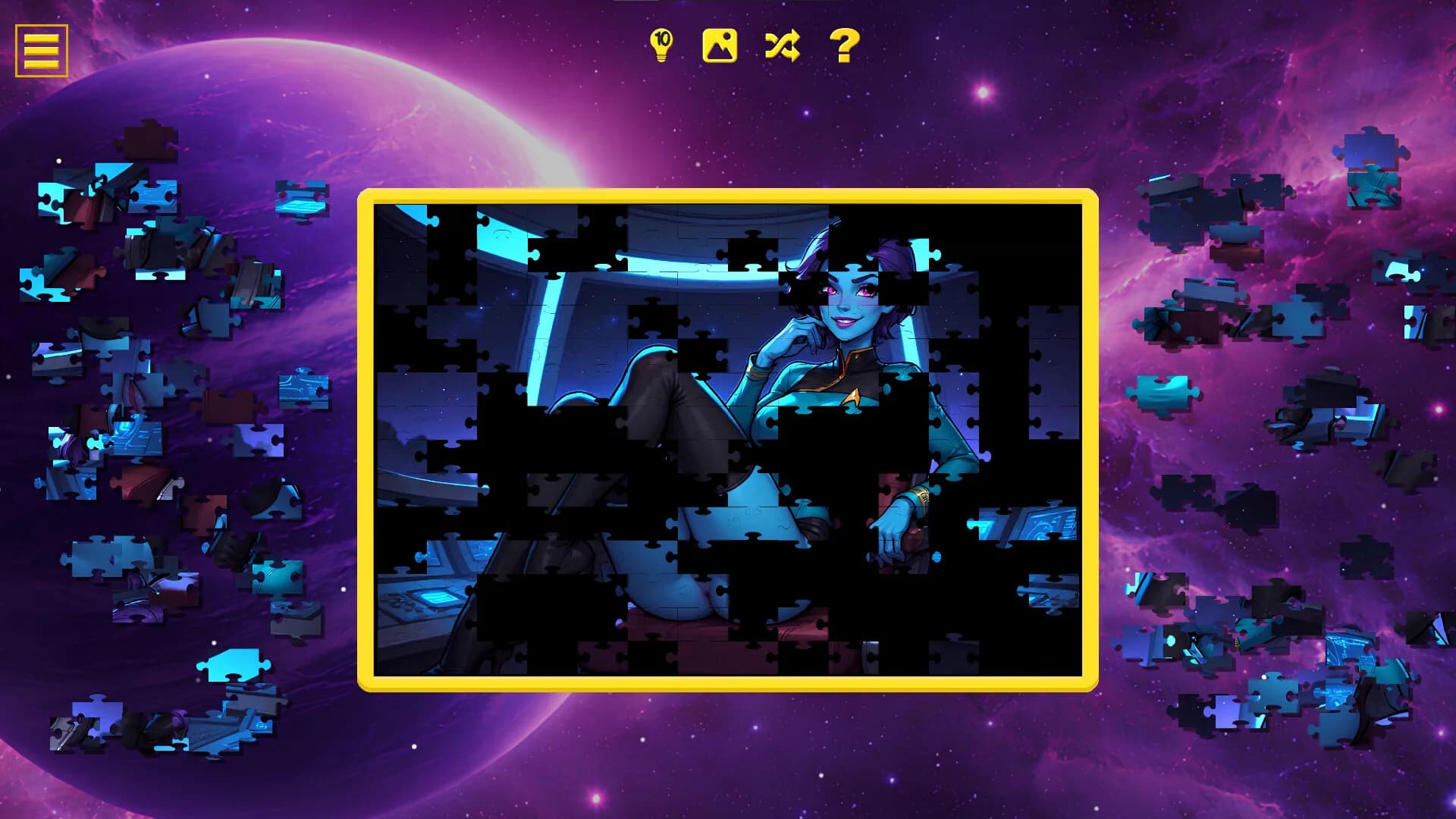 Star Voyagers – Hentai Jigsaw görsel 6