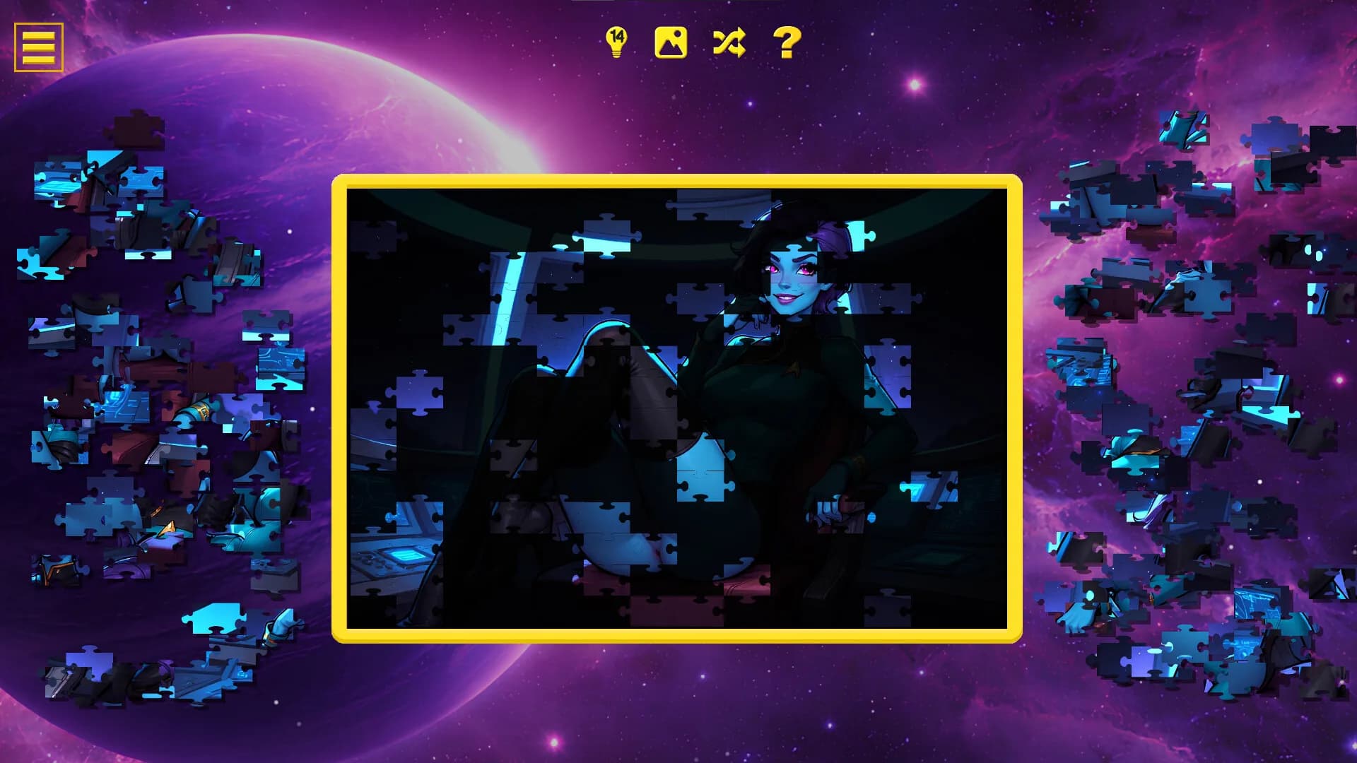 Star Voyagers – Hentai Jigsaw görsel 9