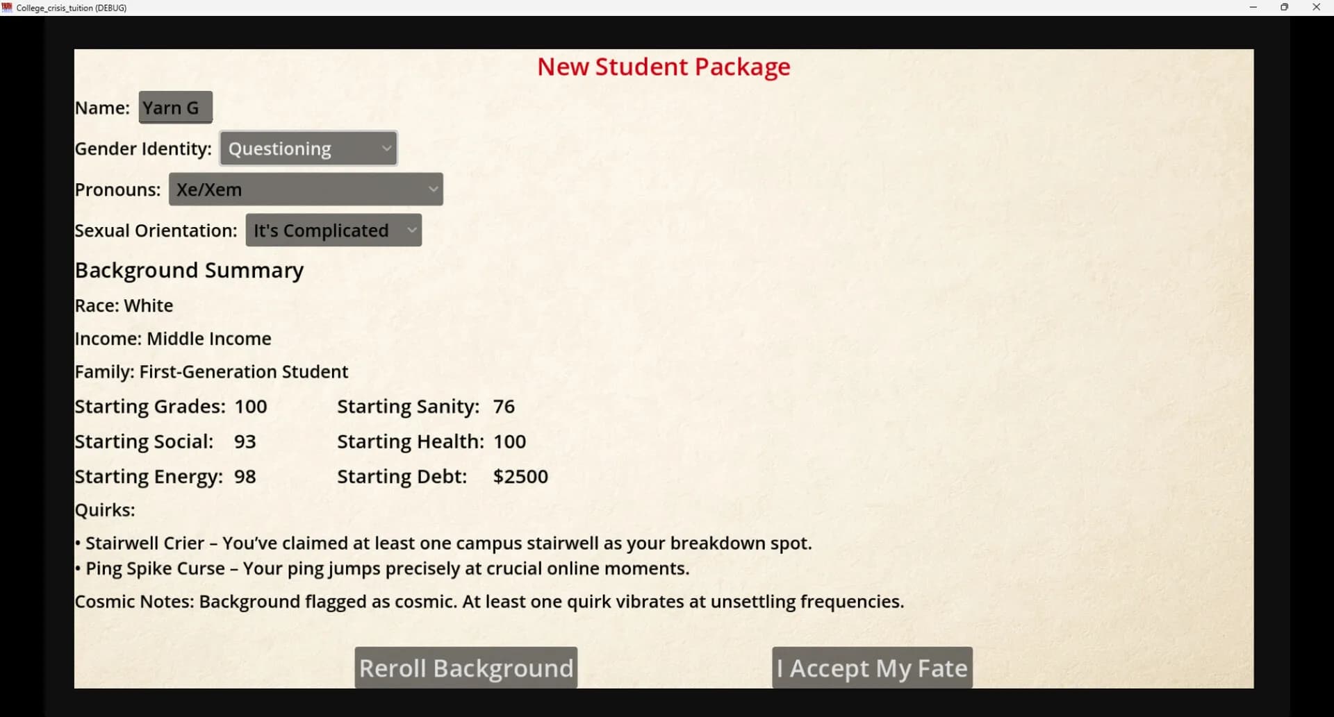 College Crisis: The Tuition Survival Game görsel 6