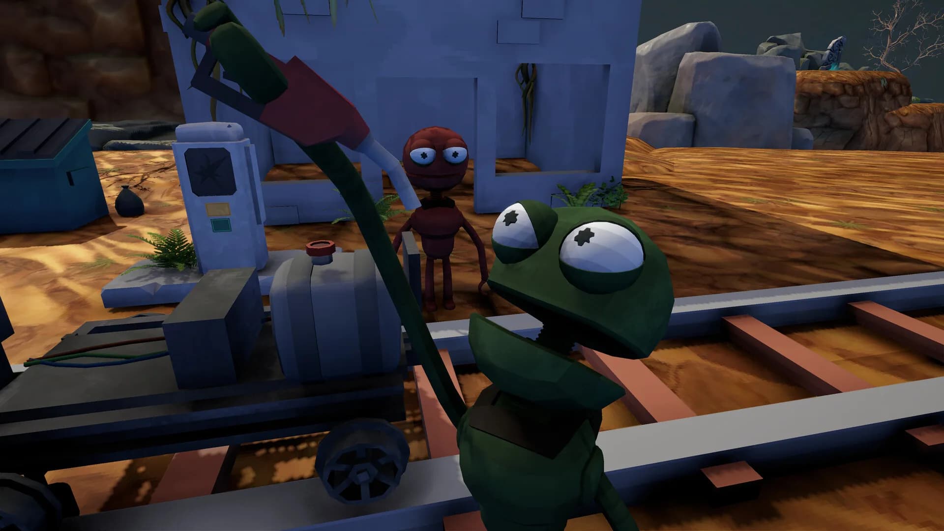 very normal rail game görsel 3
