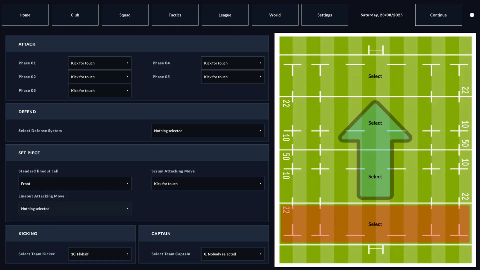 Rugby Career Manager görsel 12