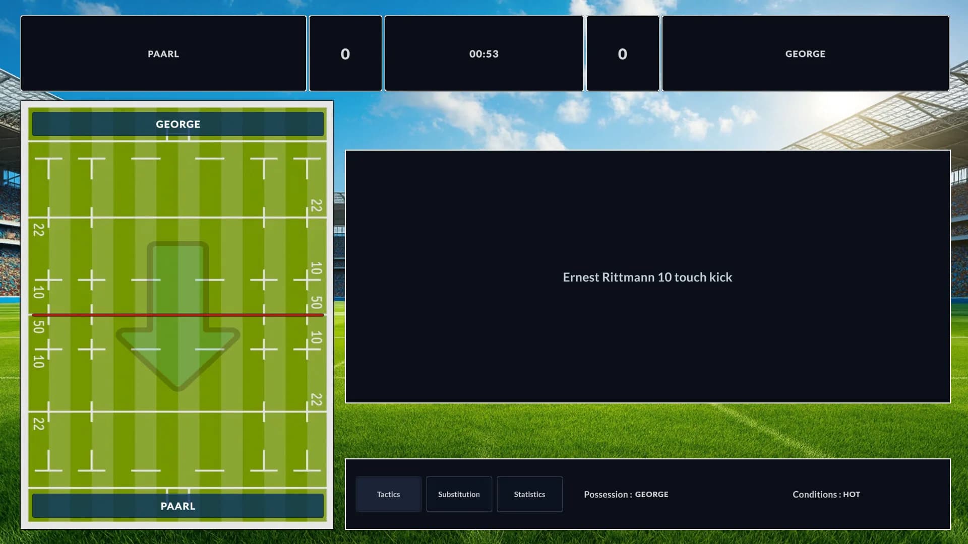 Rugby Career Manager görsel 4