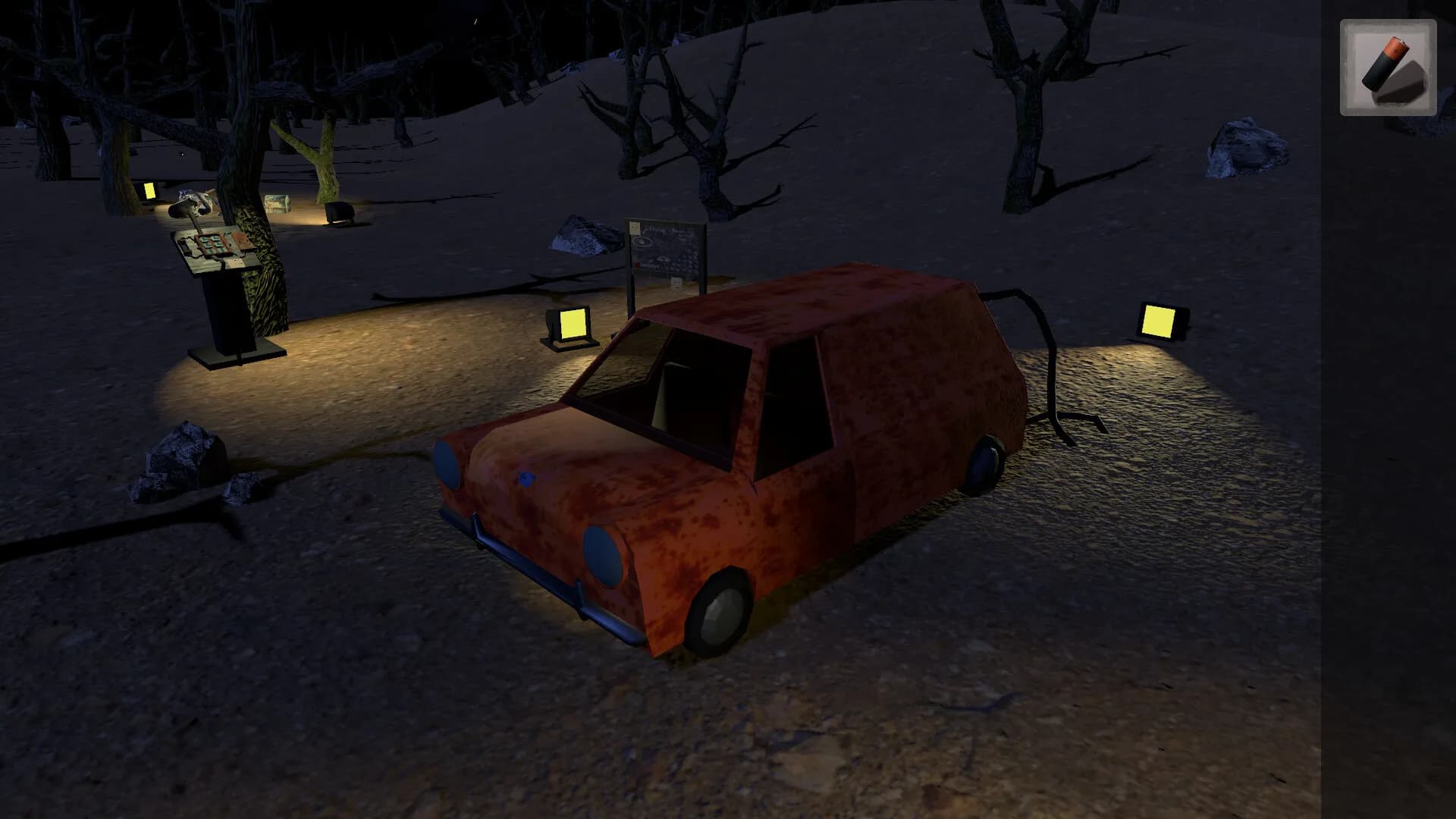 Abandoned car görsel 5