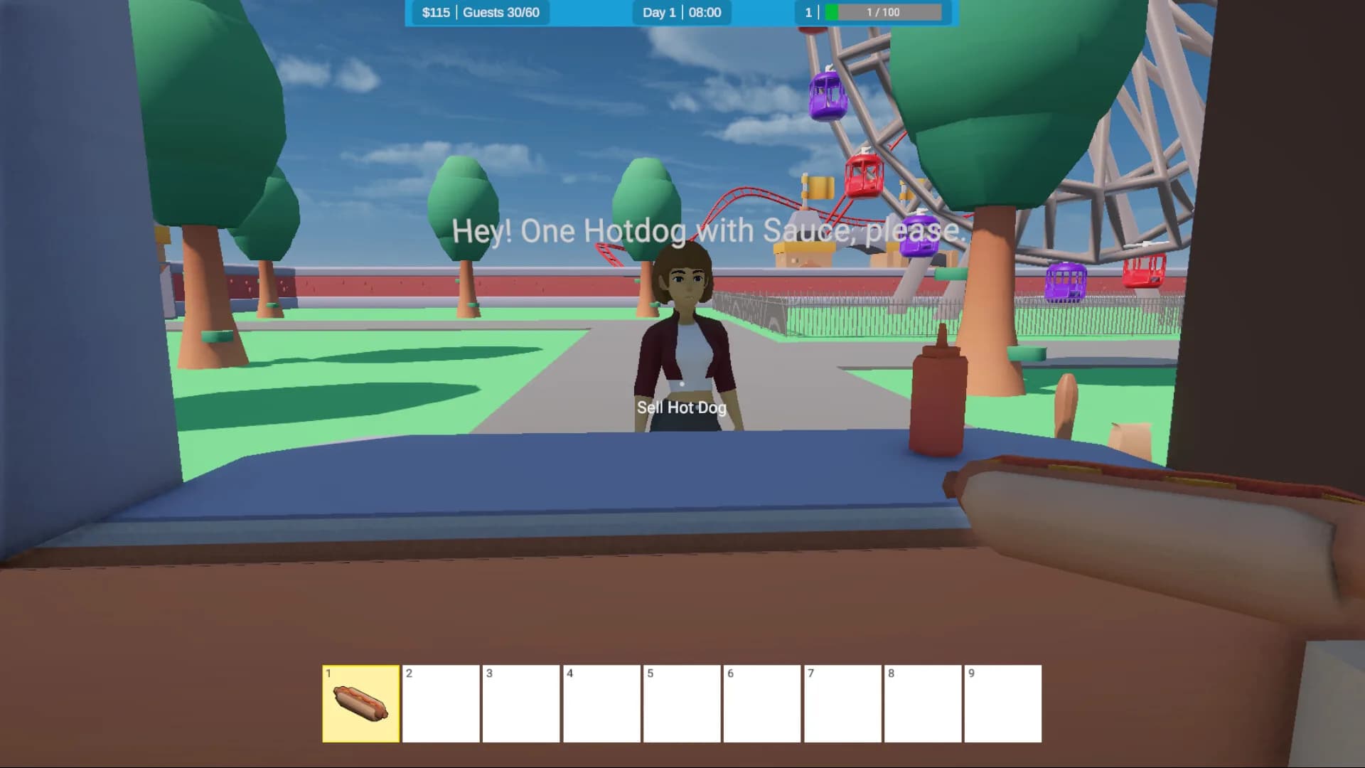 Roller Coaster Park Simulator görsel 2