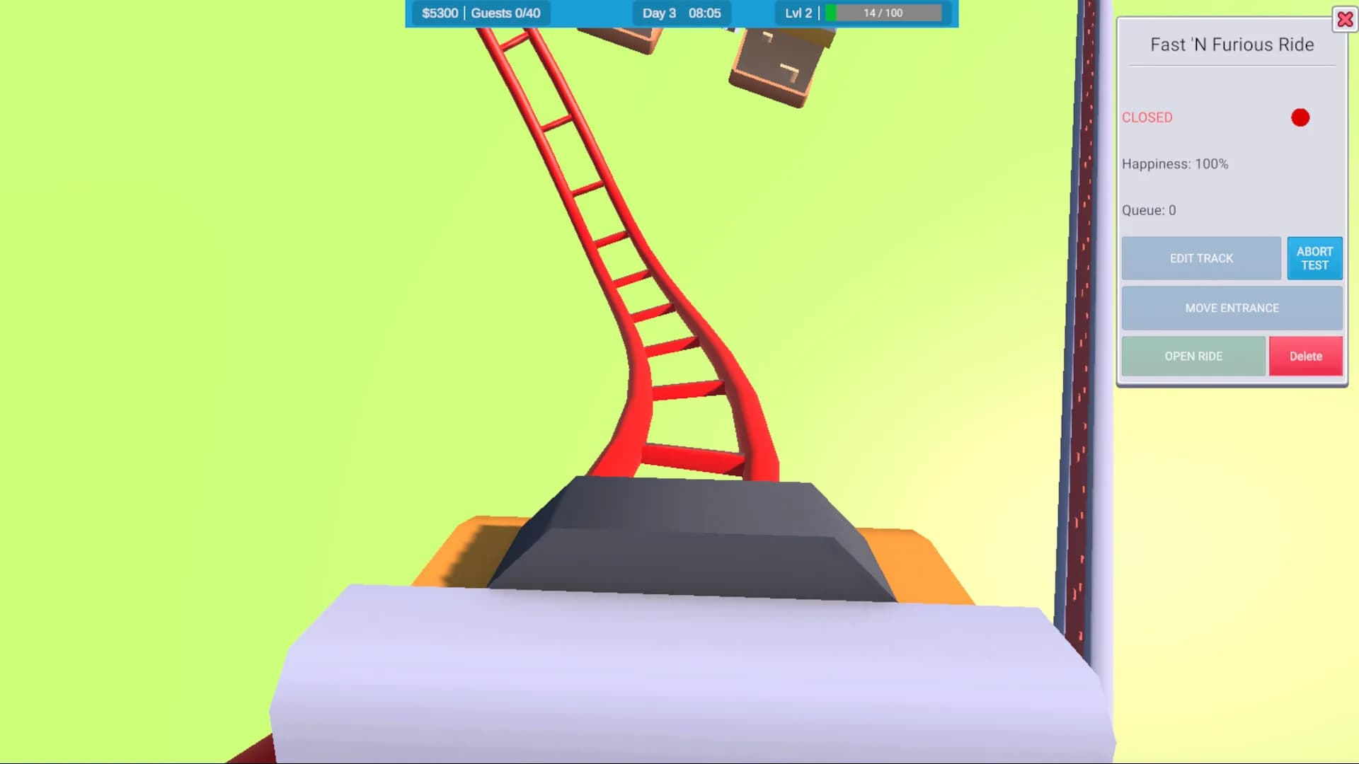 Roller Coaster Park Simulator görsel 5