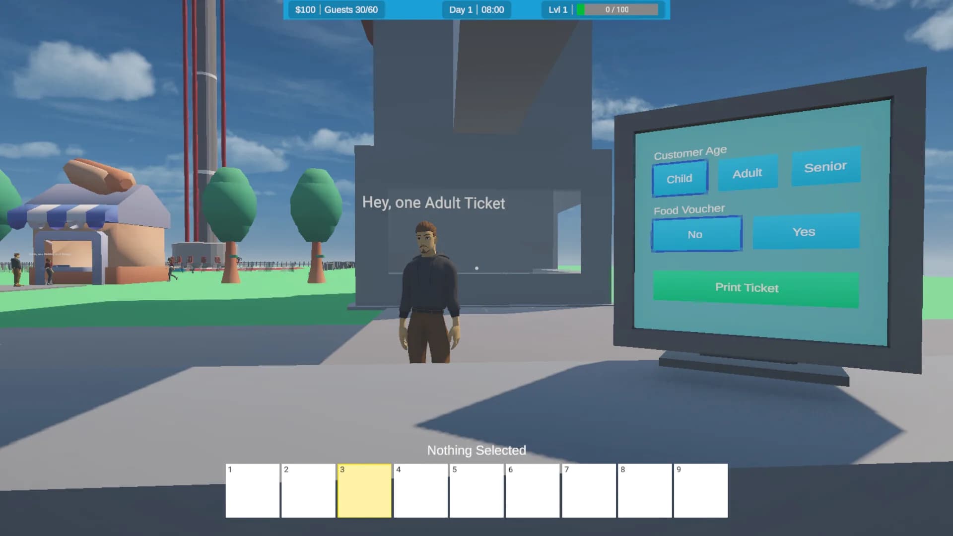 Roller Coaster Park Simulator görsel 6