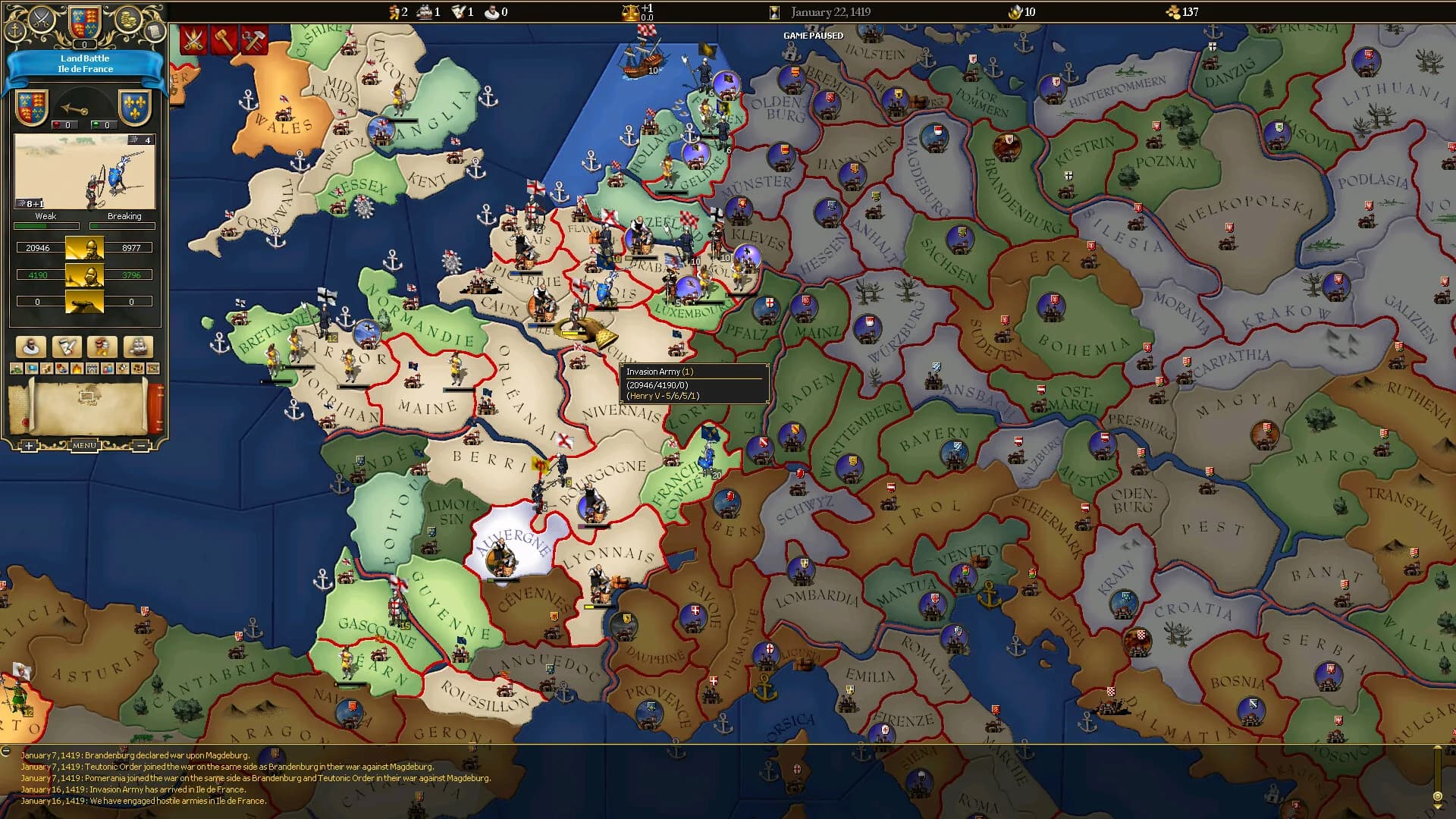 For The Glory: A Europa Universalis Game görsel 3