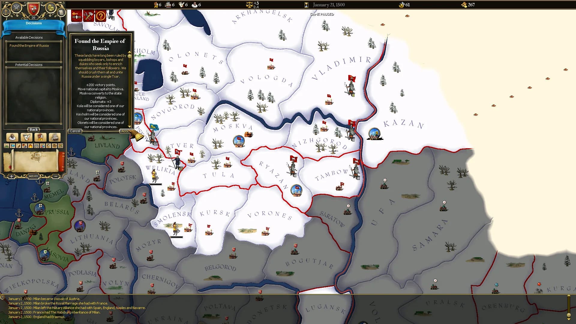 For The Glory: A Europa Universalis Game görsel 12