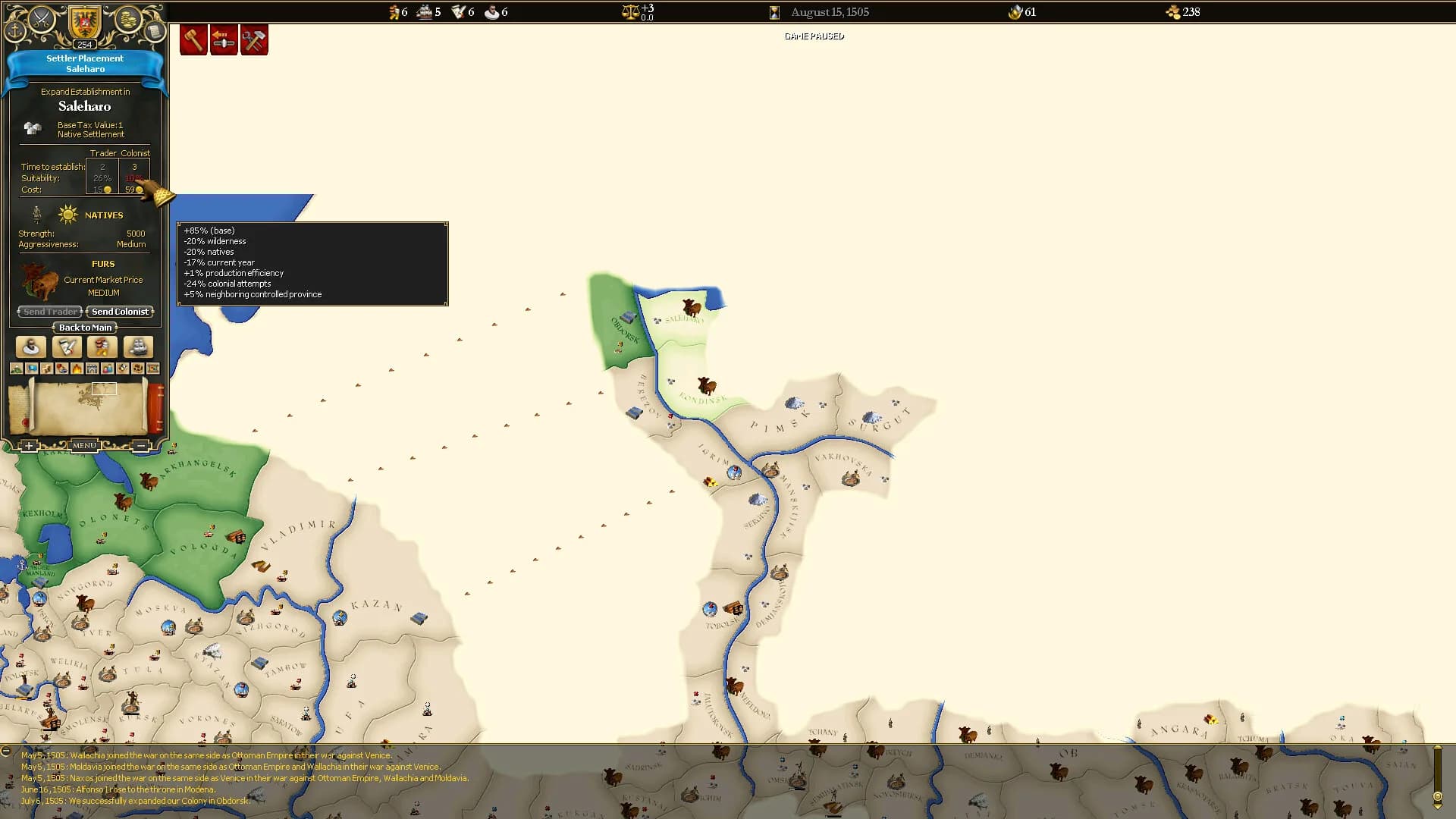 For The Glory: A Europa Universalis Game görsel 13