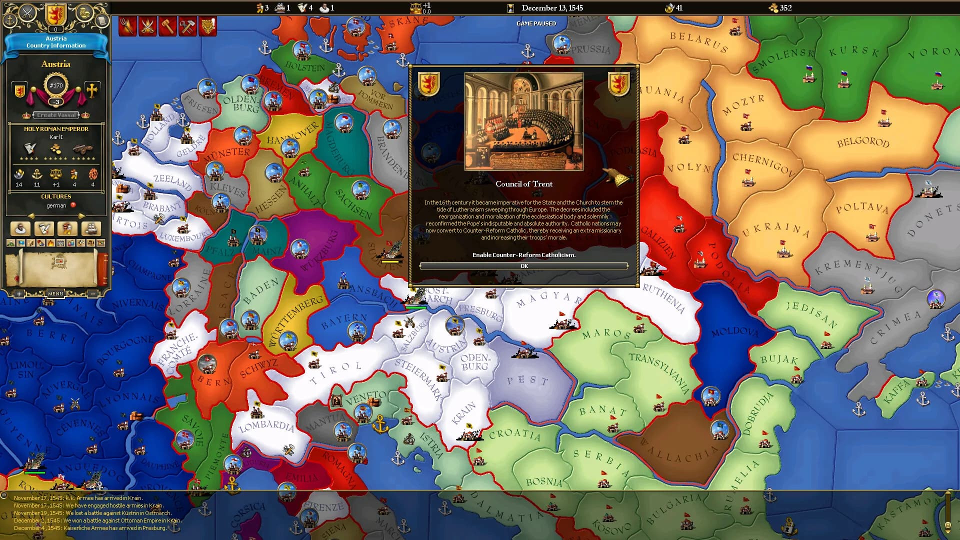 For The Glory: A Europa Universalis Game görsel 8