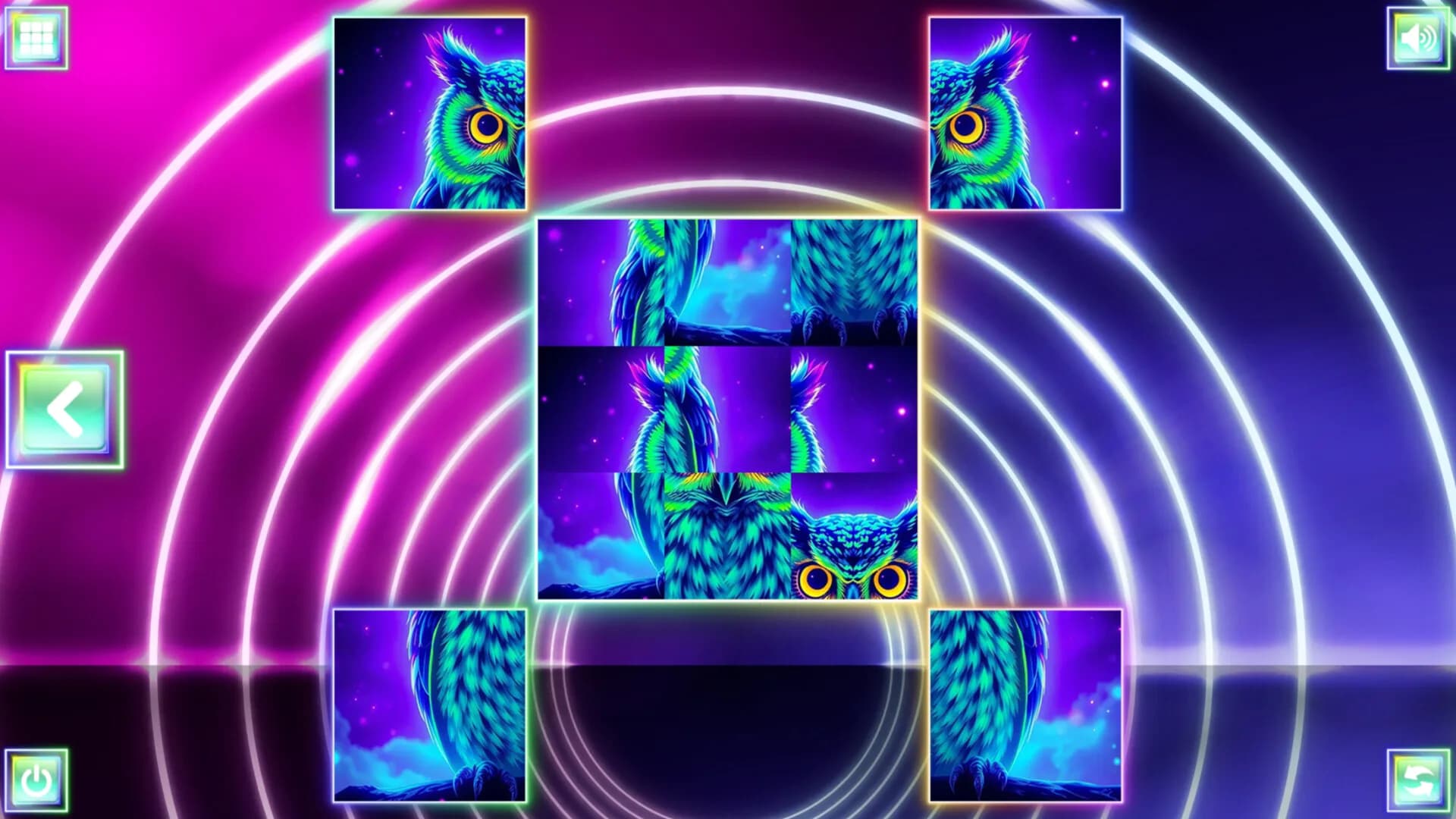 Neon Fantasy: Owls görsel 2