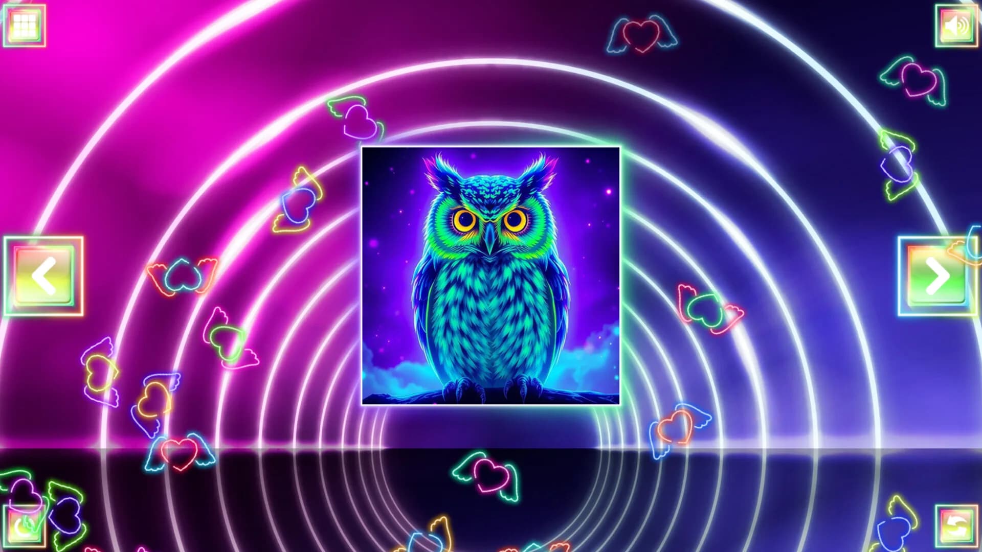Neon Fantasy: Owls görsel 3