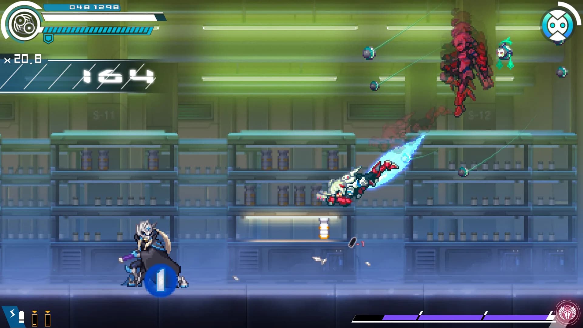 Gunvolt Chronicles: Luminous Avenger iX 1+2 Dual Collection görsel 3