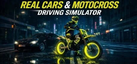 Real Cars & Motocross Driving Simulator görsel 1
