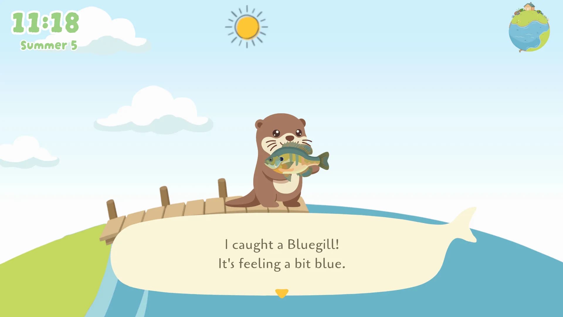 Little Otter's Fishing Life görsel 6