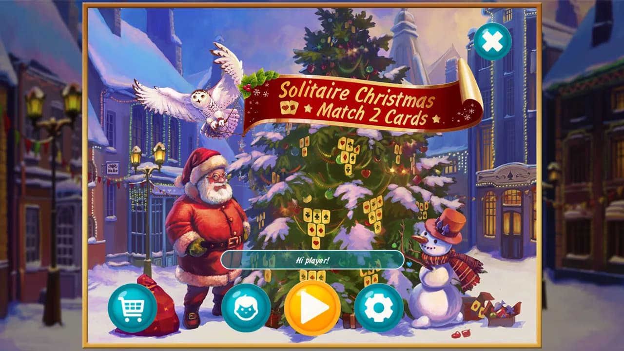 Solitaire Christmas. Match 2 Cards görsel 2