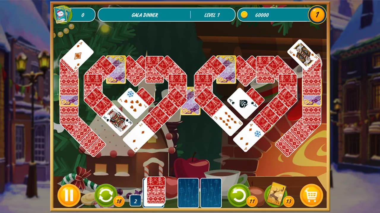 Solitaire Christmas. Match 2 Cards görsel 3
