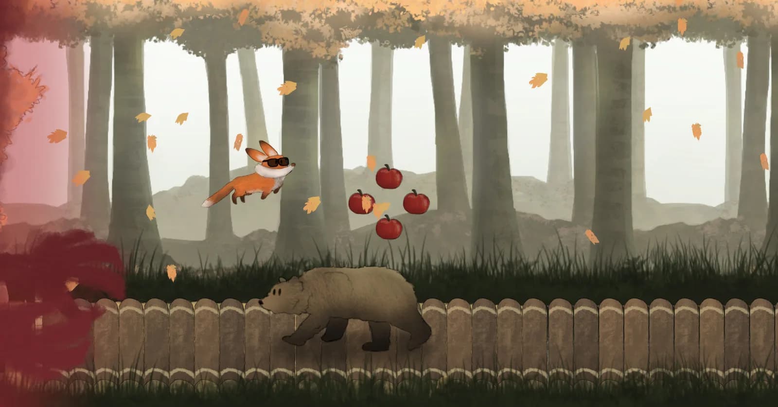Red Fox and the Four Seasons görsel 7