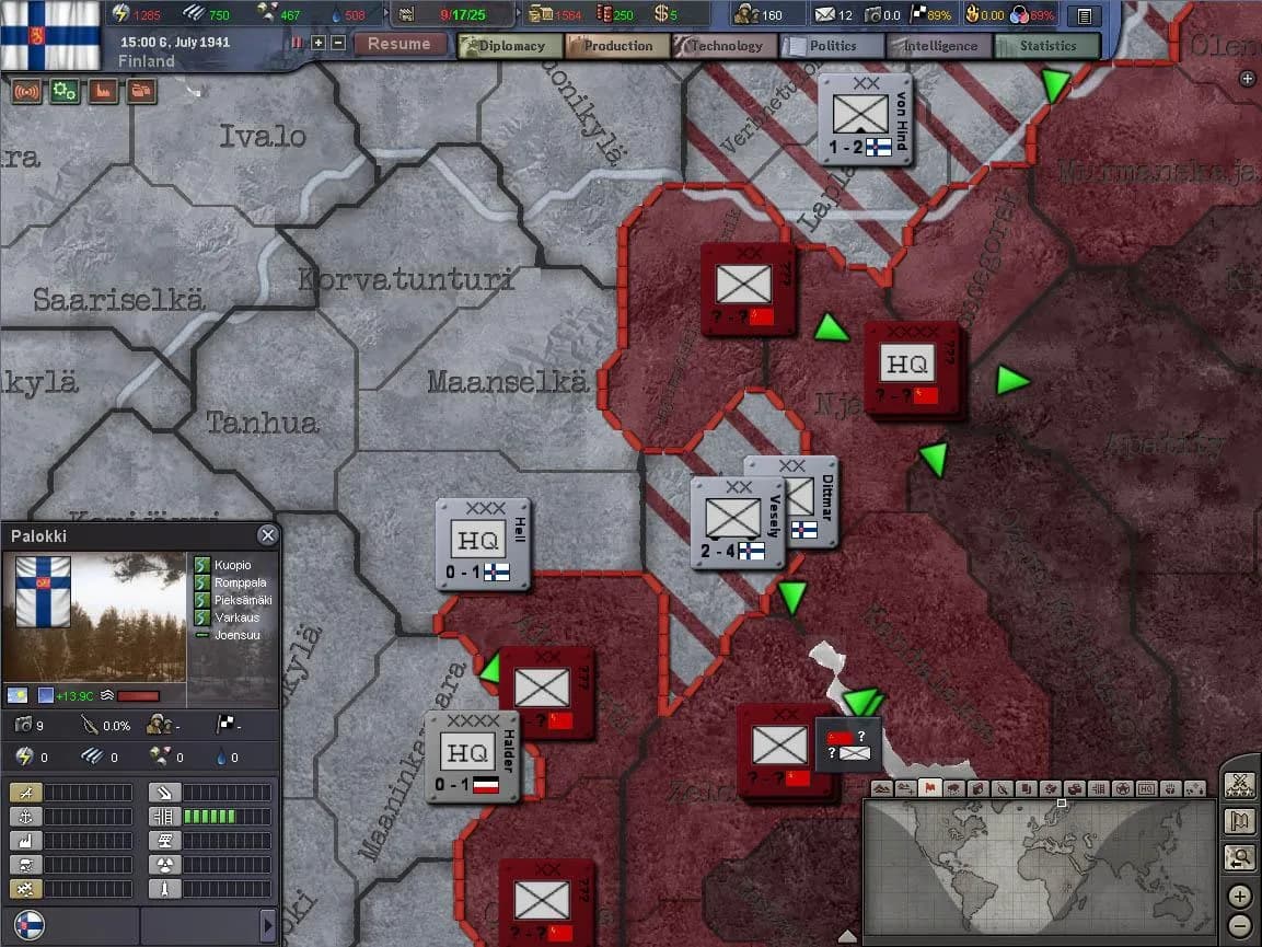 Hearts of Iron III: Semper Fi görsel 4