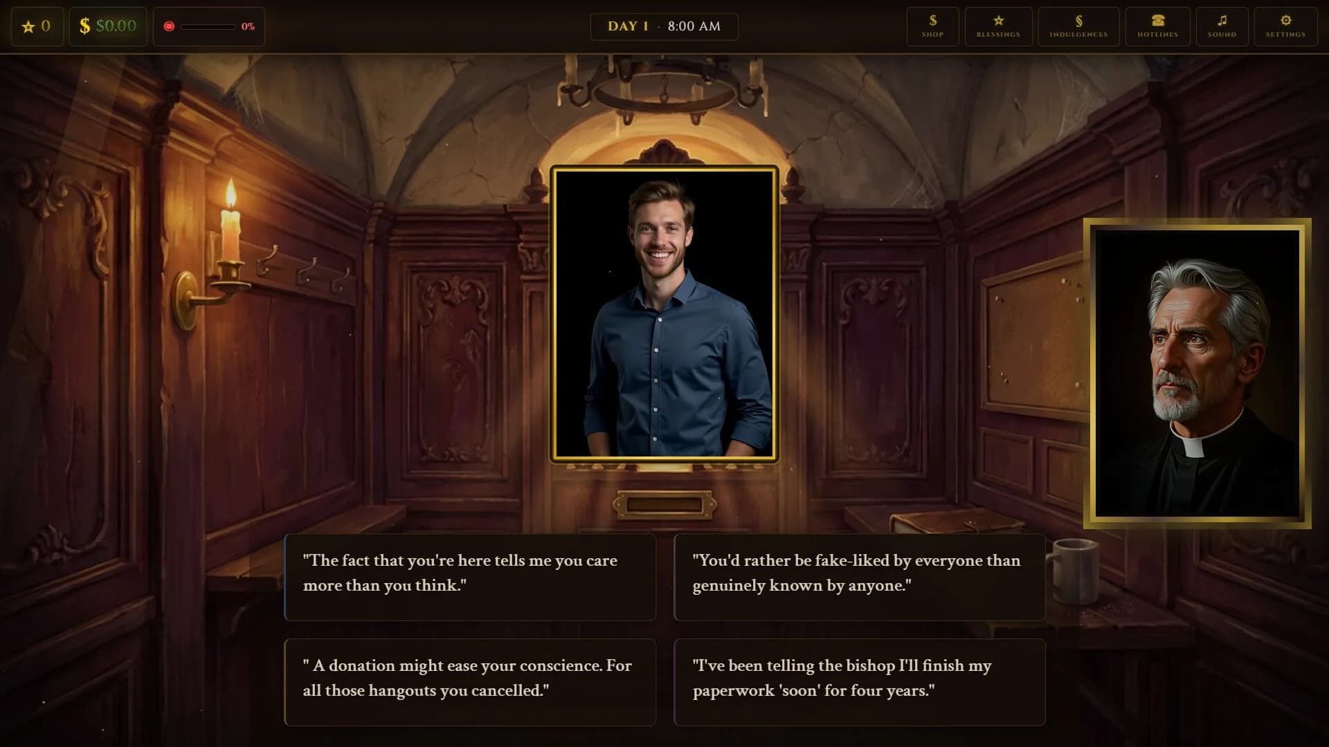 Confessional Simulator görsel 5