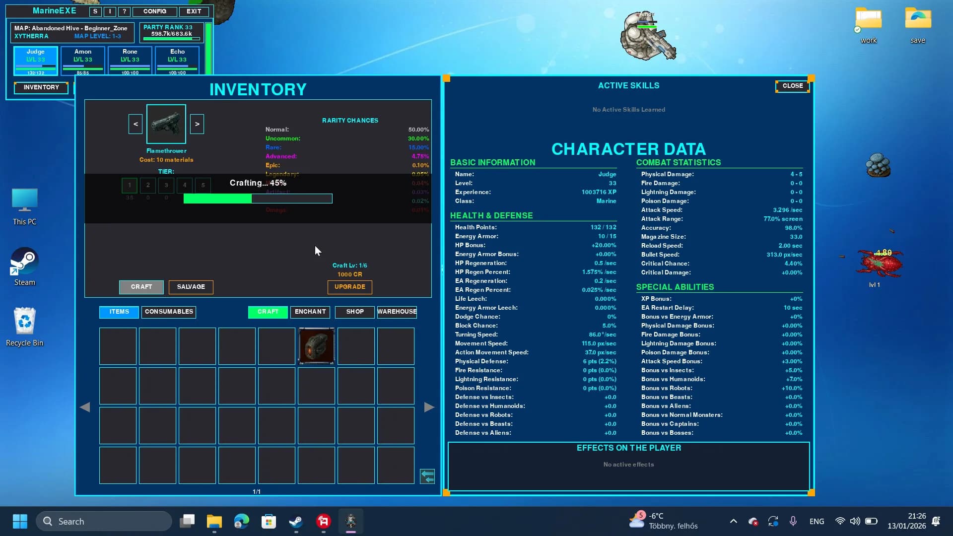 MARINE.EXE - Desktop RPG görsel 2